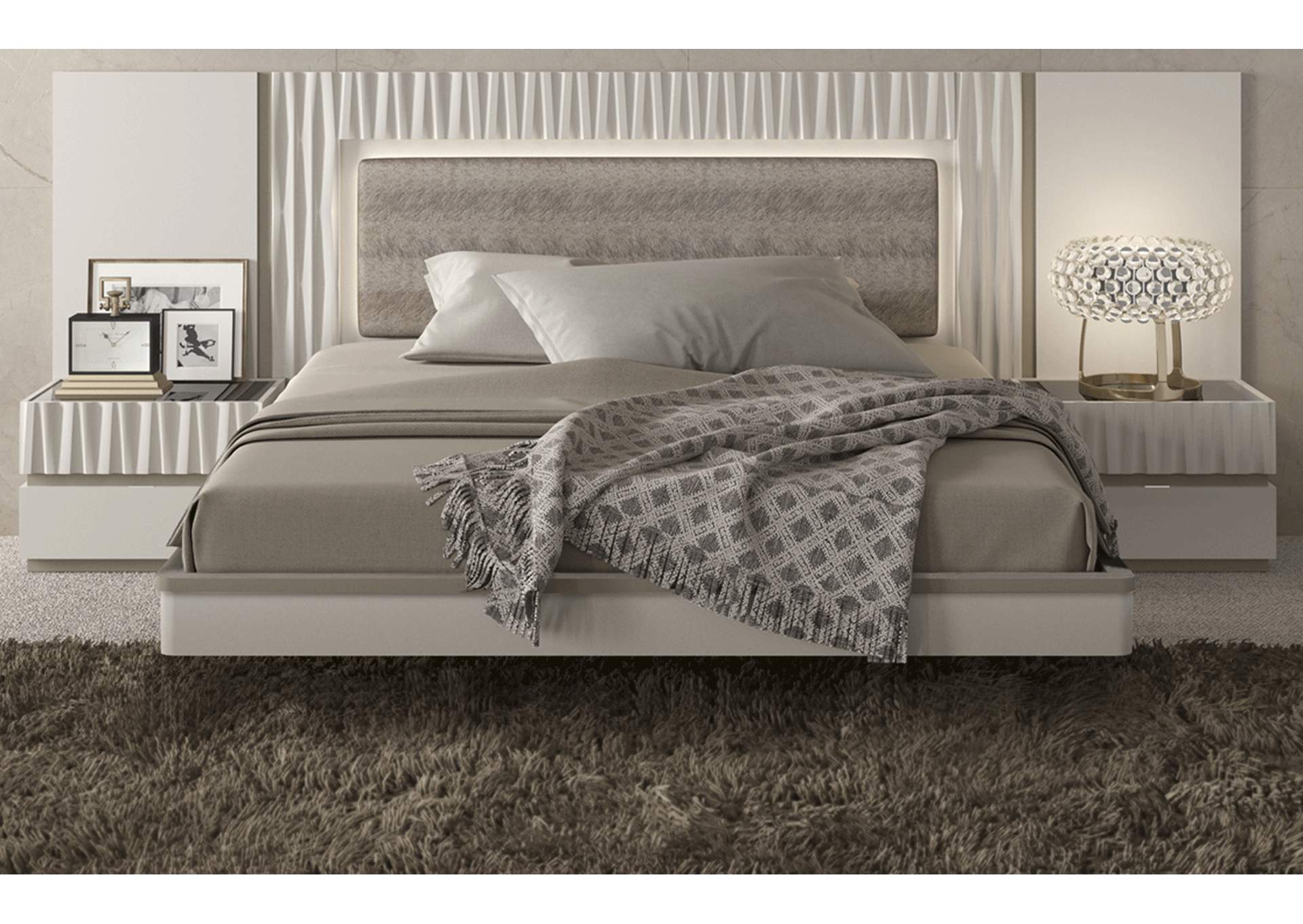 Marina King Bed,ESF Wholesale Furniture