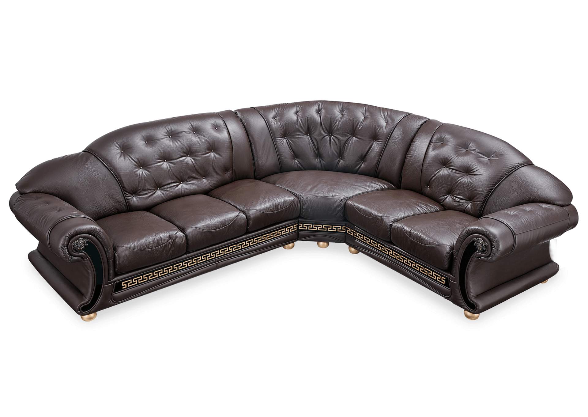 Apolo Sectional Right Facing Brown,ESF Wholesale Furniture