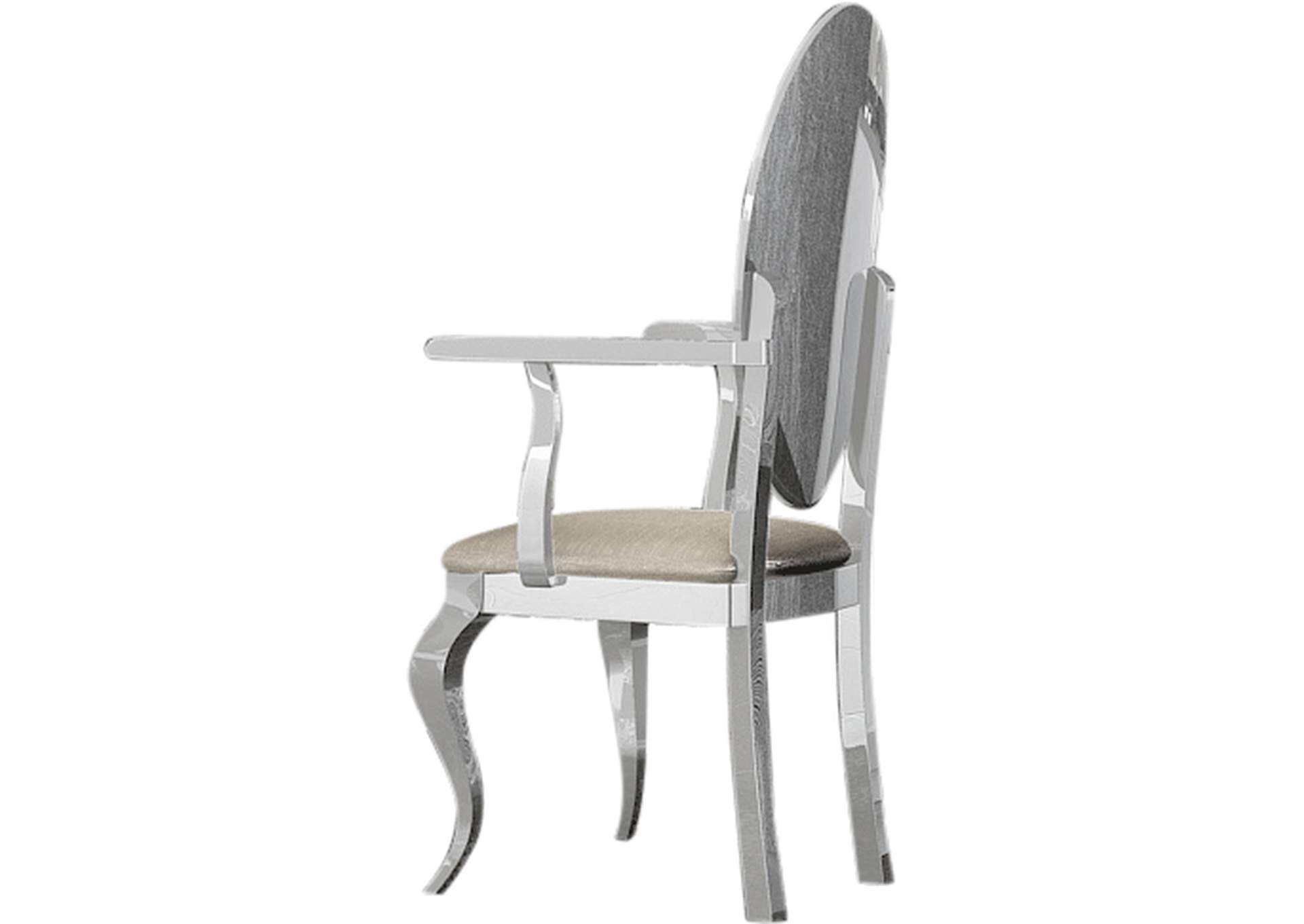 Carmen Armchair White,ESF Wholesale Furniture