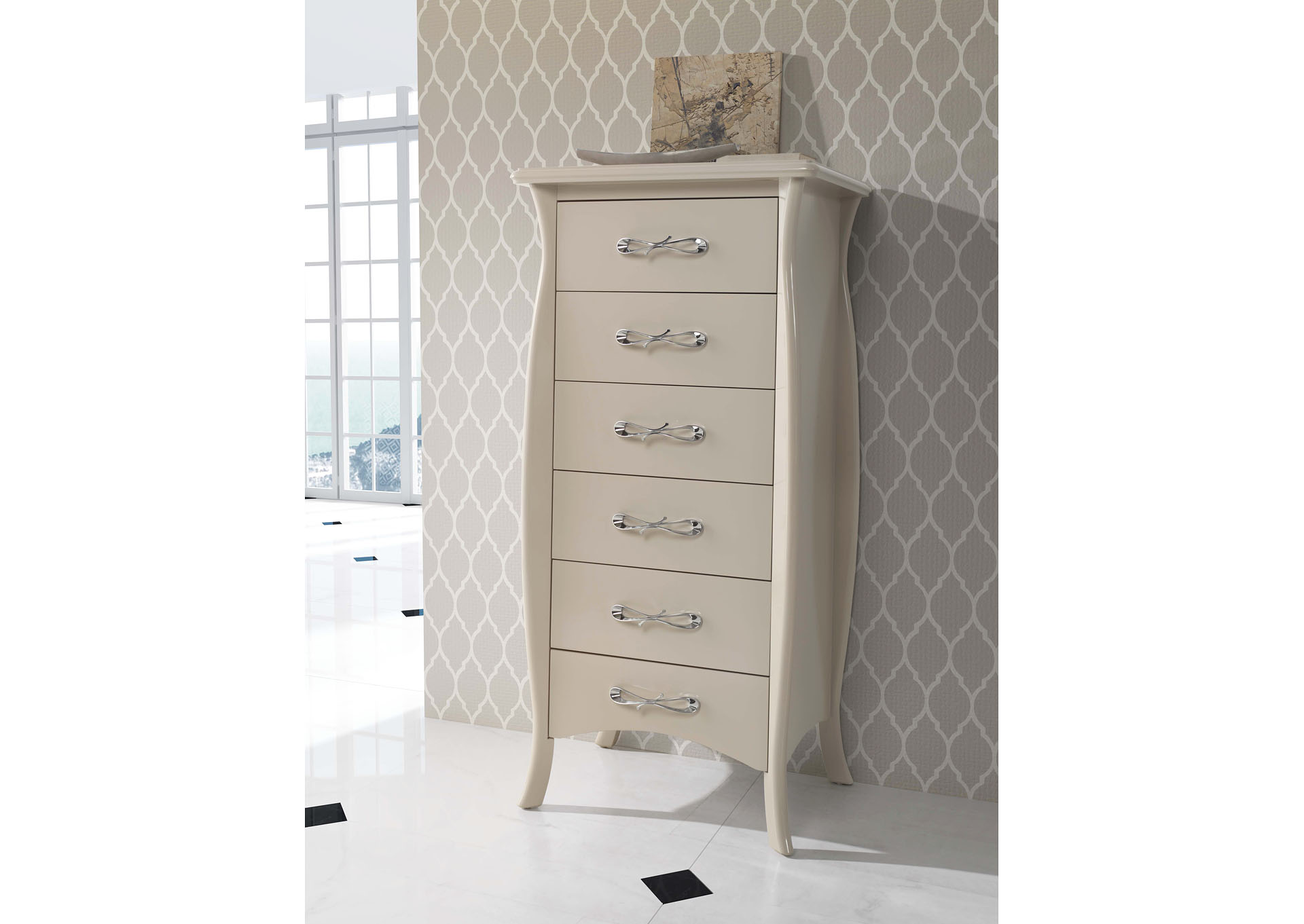 Adagio Beige Chest,ESF Wholesale Furniture