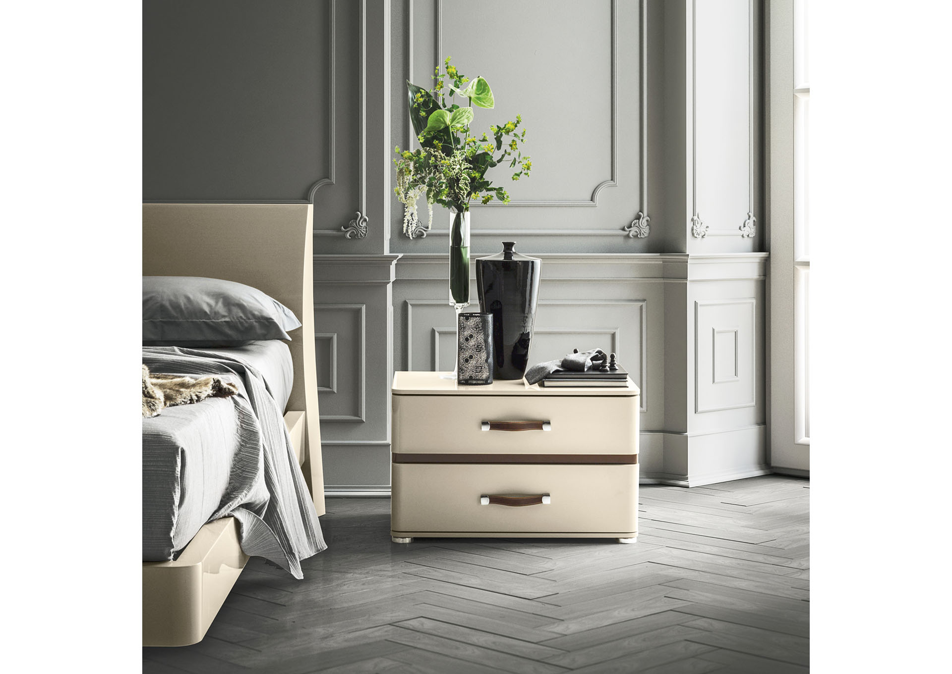 Altea Beige Nightstand,ESF Wholesale Furniture