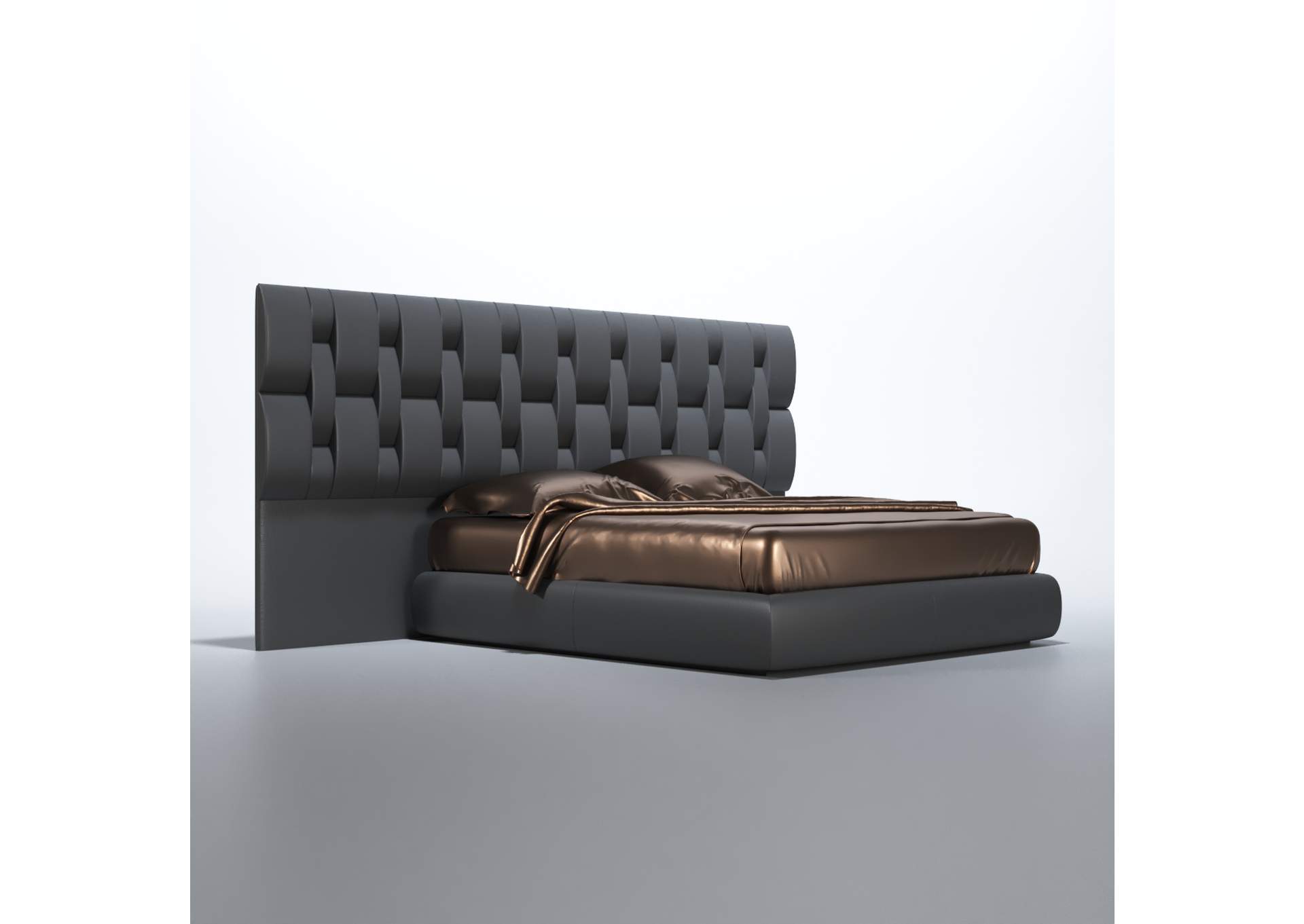 Emporio Black Bed SET,ESF Wholesale Furniture
