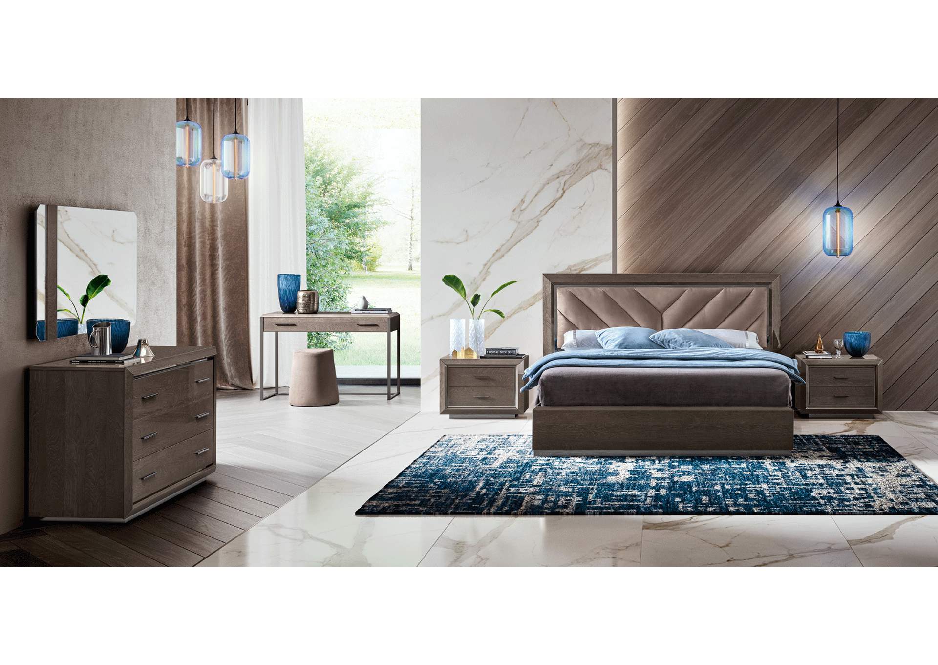 Elite Night Queen Bed SET,ESF Wholesale Furniture