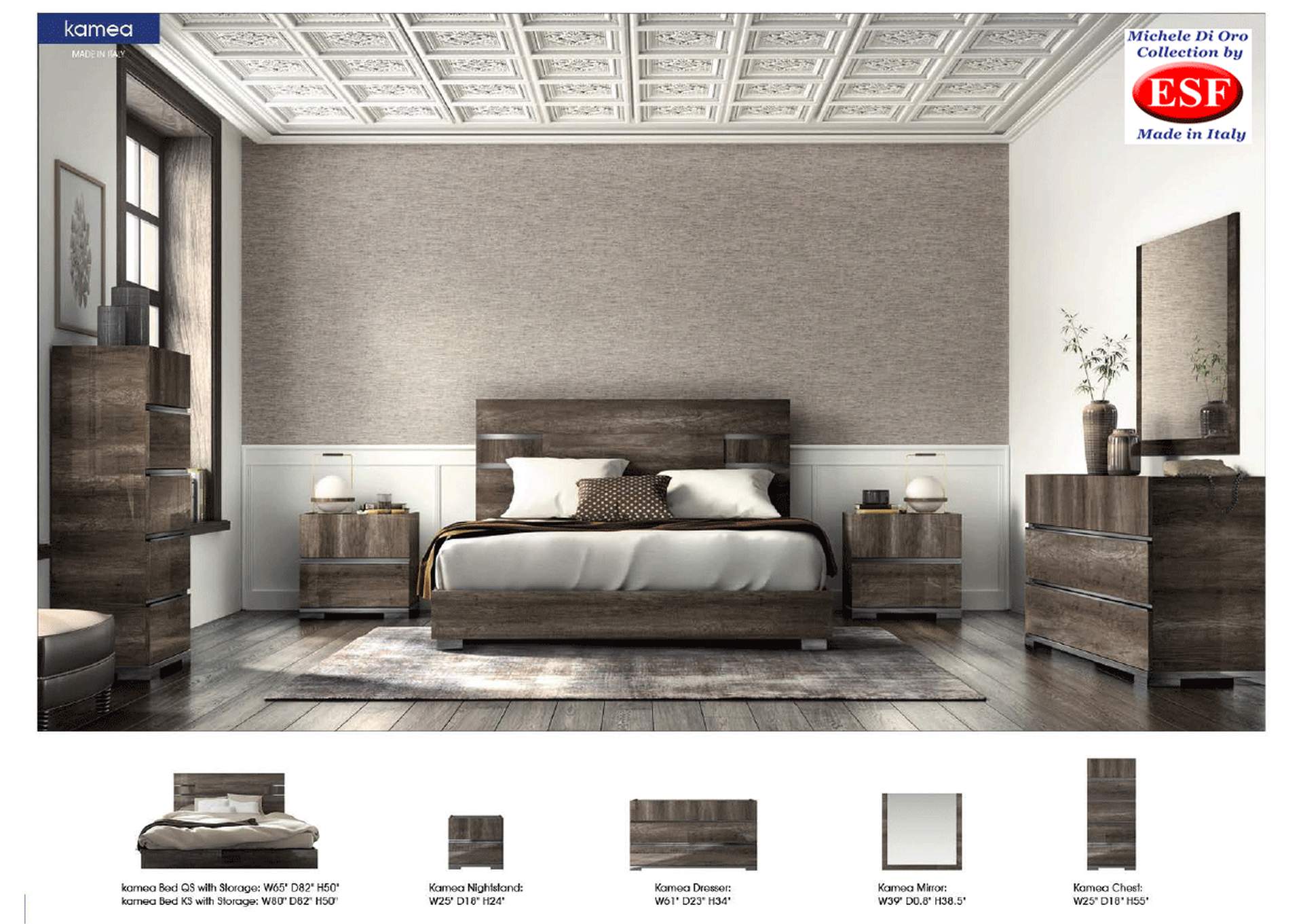 Kamea Bed SET,ESF Wholesale Furniture