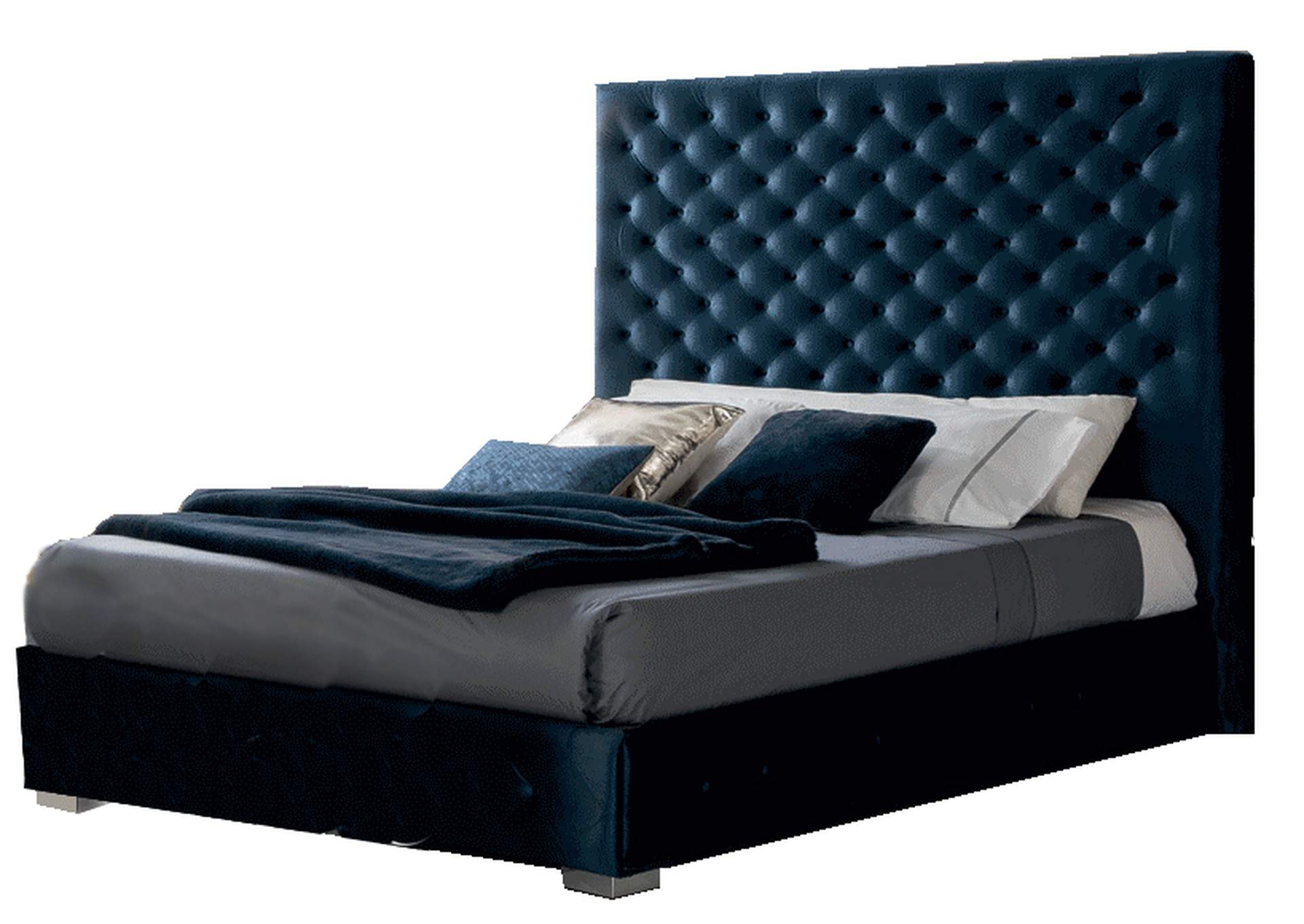 Leonor Blue Bed with Storage SET,ESF Wholesale Furniture