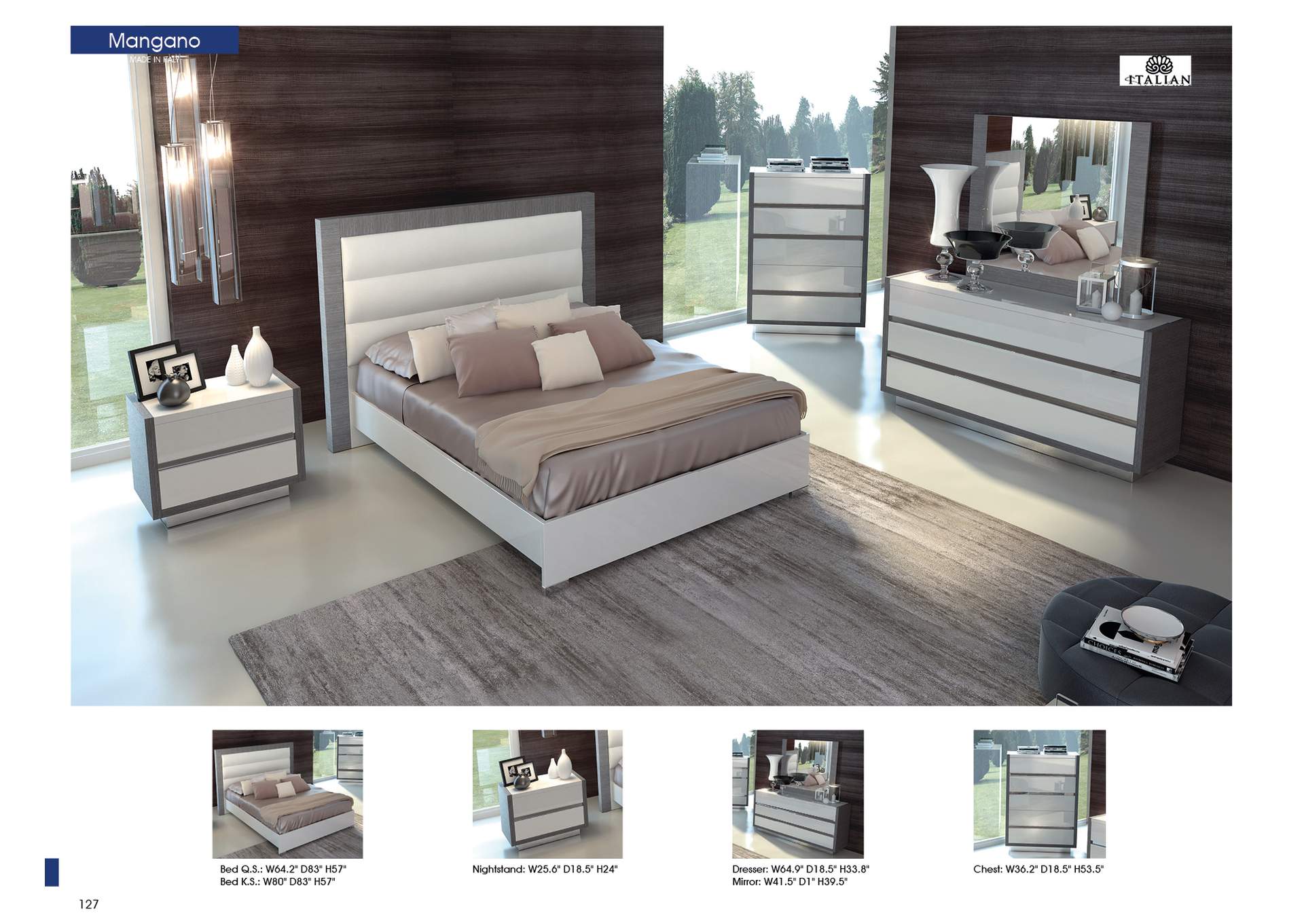 Mangano Bed SET,ESF Wholesale Furniture