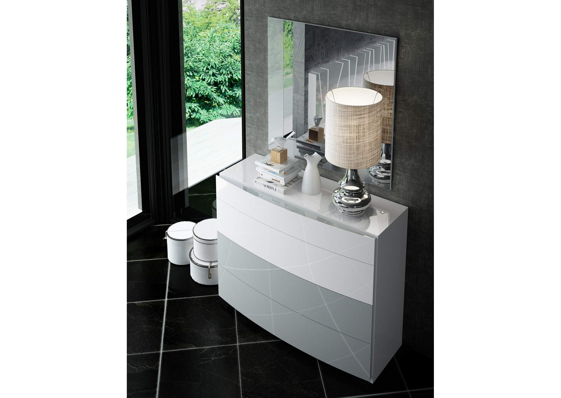 Ronda King Bed Size Dali with Storage,ESF Wholesale Furniture