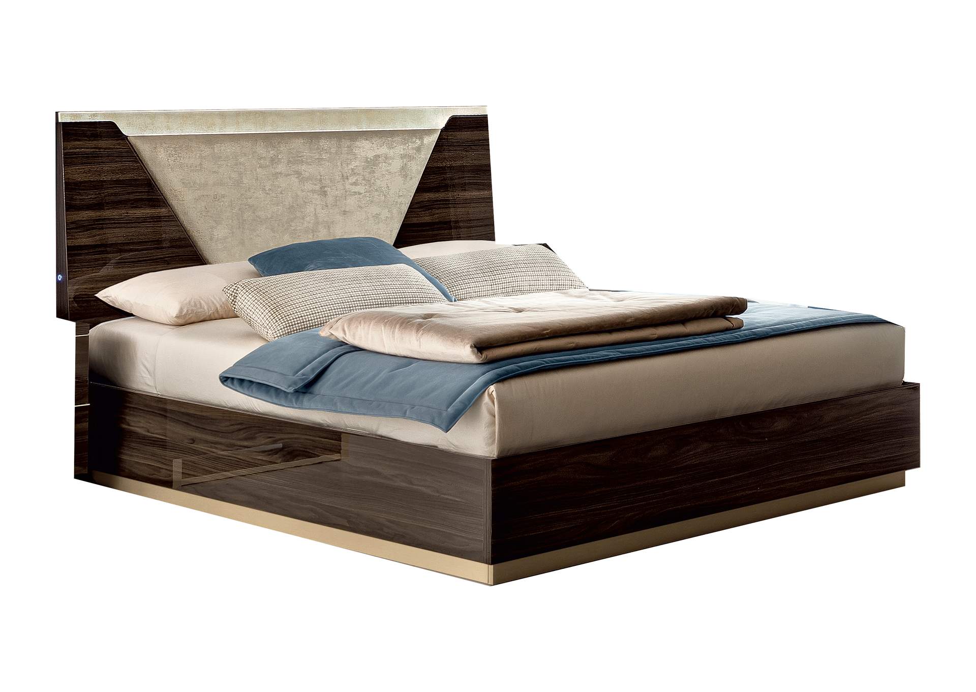 Smart Bed Walnut SET,ESF Wholesale Furniture