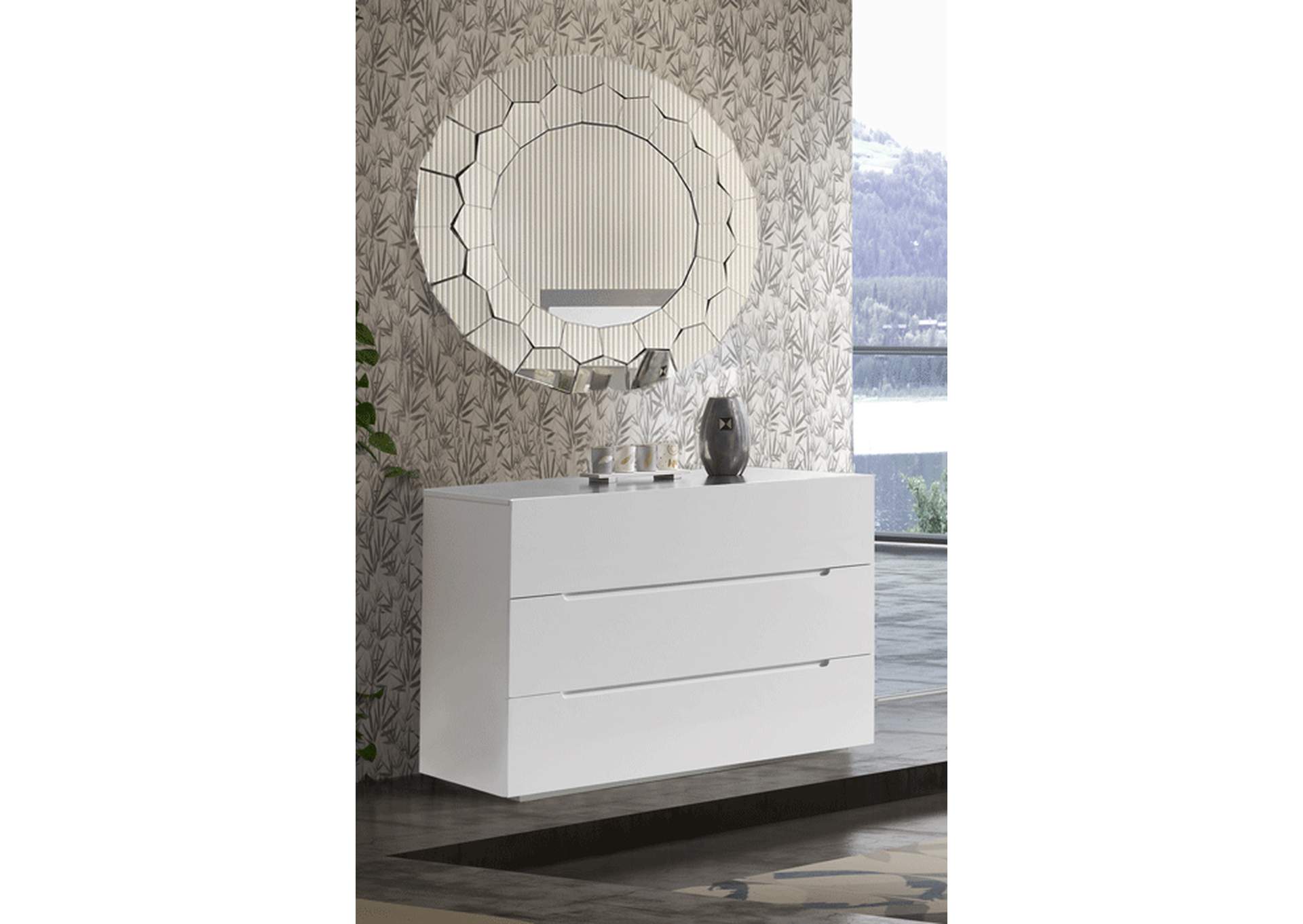 C 100 Dresser White SET,ESF Wholesale Furniture
