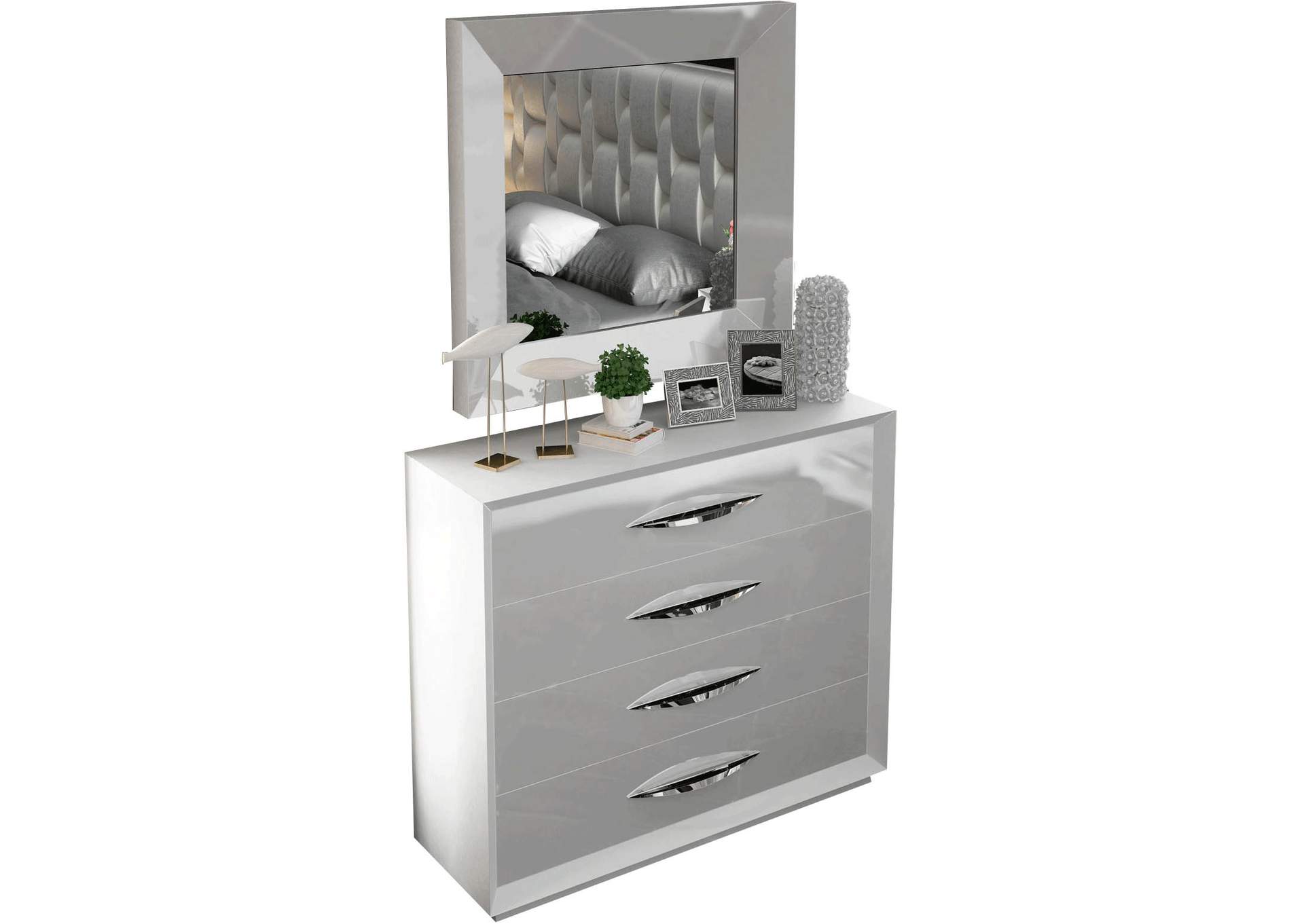 Carmen Dresser And Mirror And Chest,ESF Wholesale Furniture