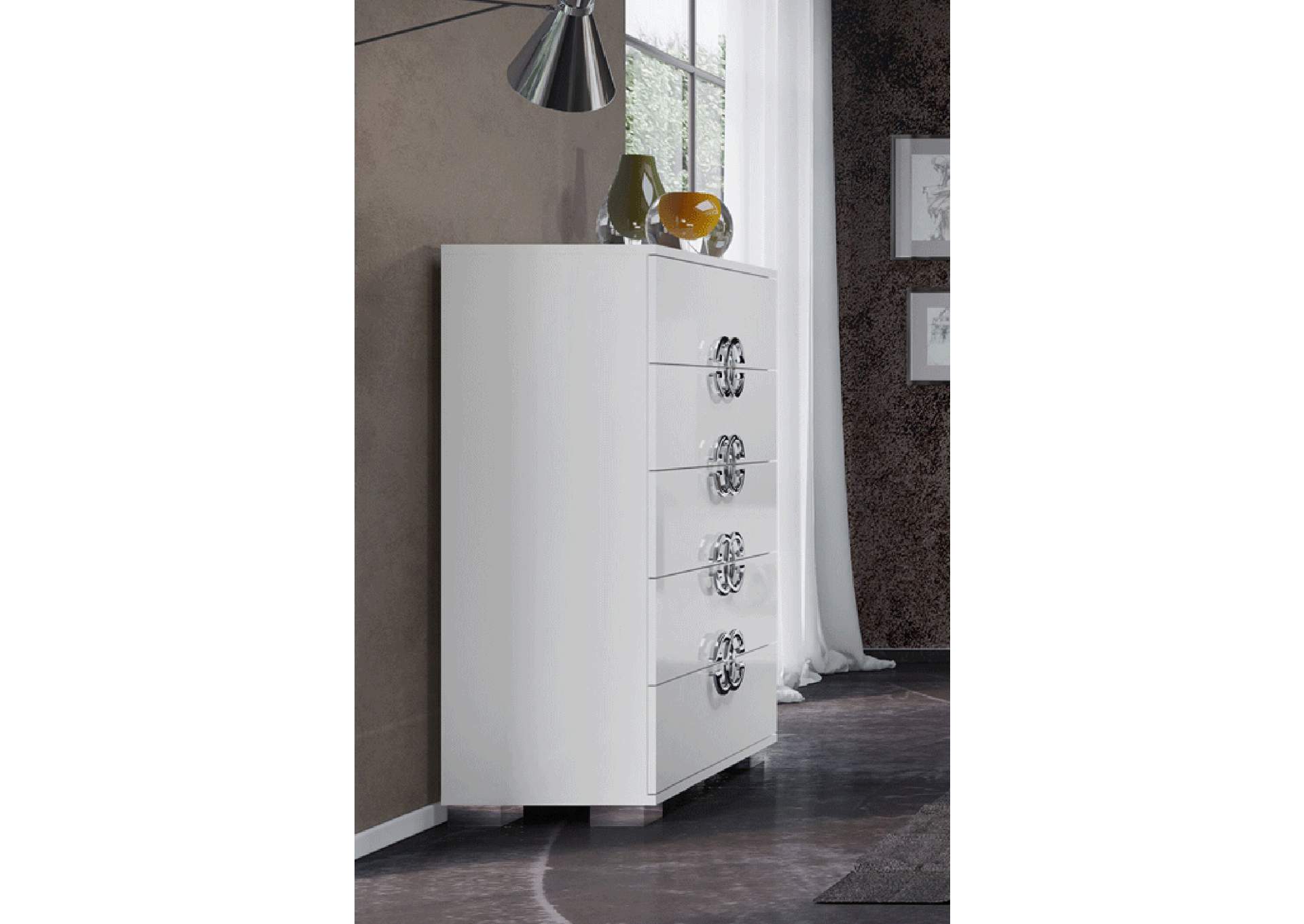 Dafne Chest White,ESF Wholesale Furniture