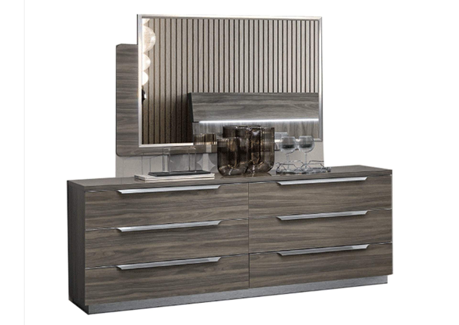 Kroma Double Dresser Grey SET,ESF Wholesale Furniture