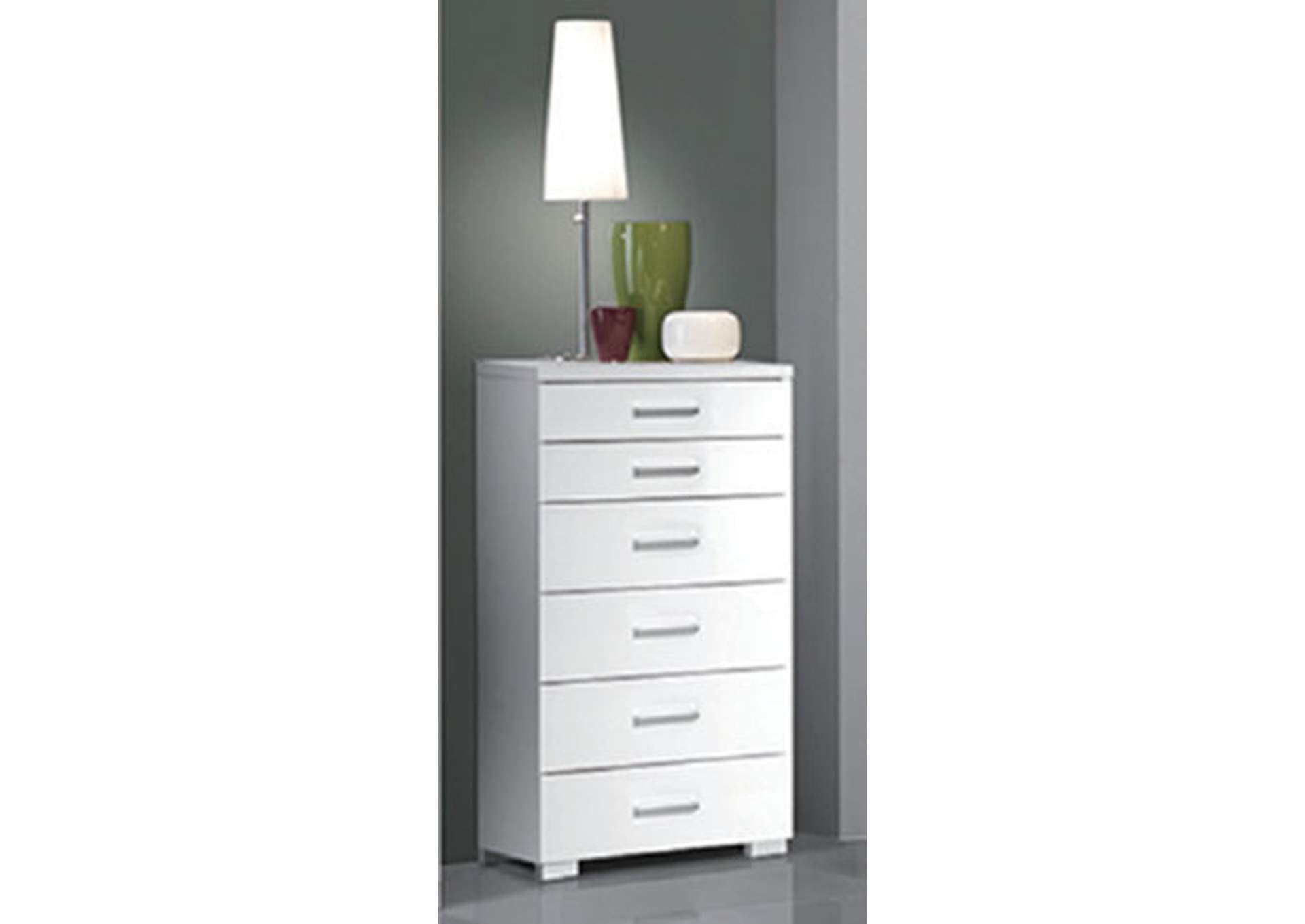 White Momo Chest White,ESF Wholesale Furniture