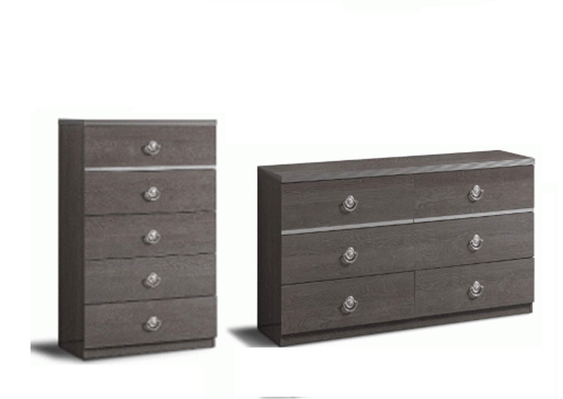 Nabucco Dresser, Mirror & Chest SET,ESF Wholesale Furniture