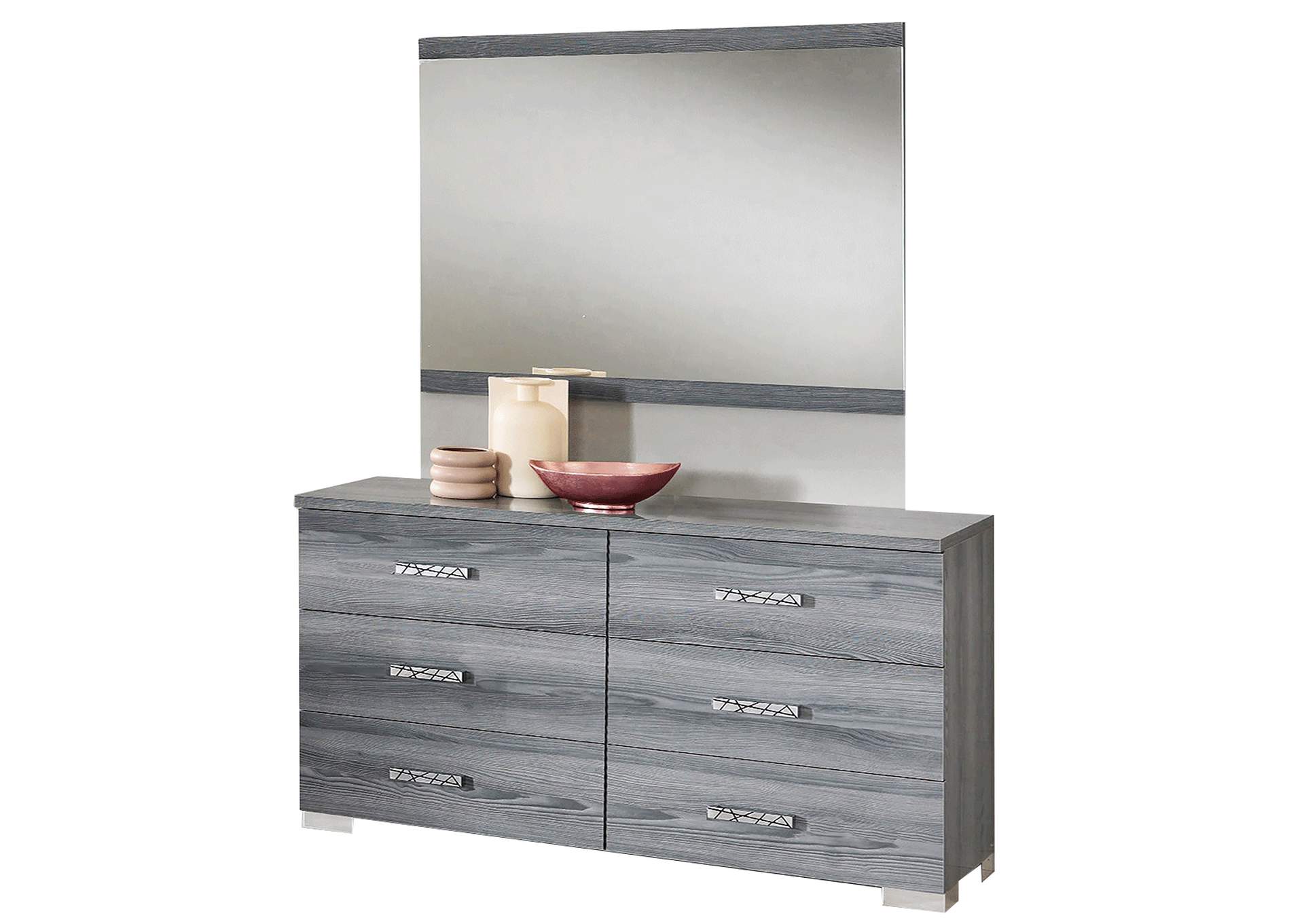 Nicole Dresser and Mirror SET,ESF Wholesale Furniture