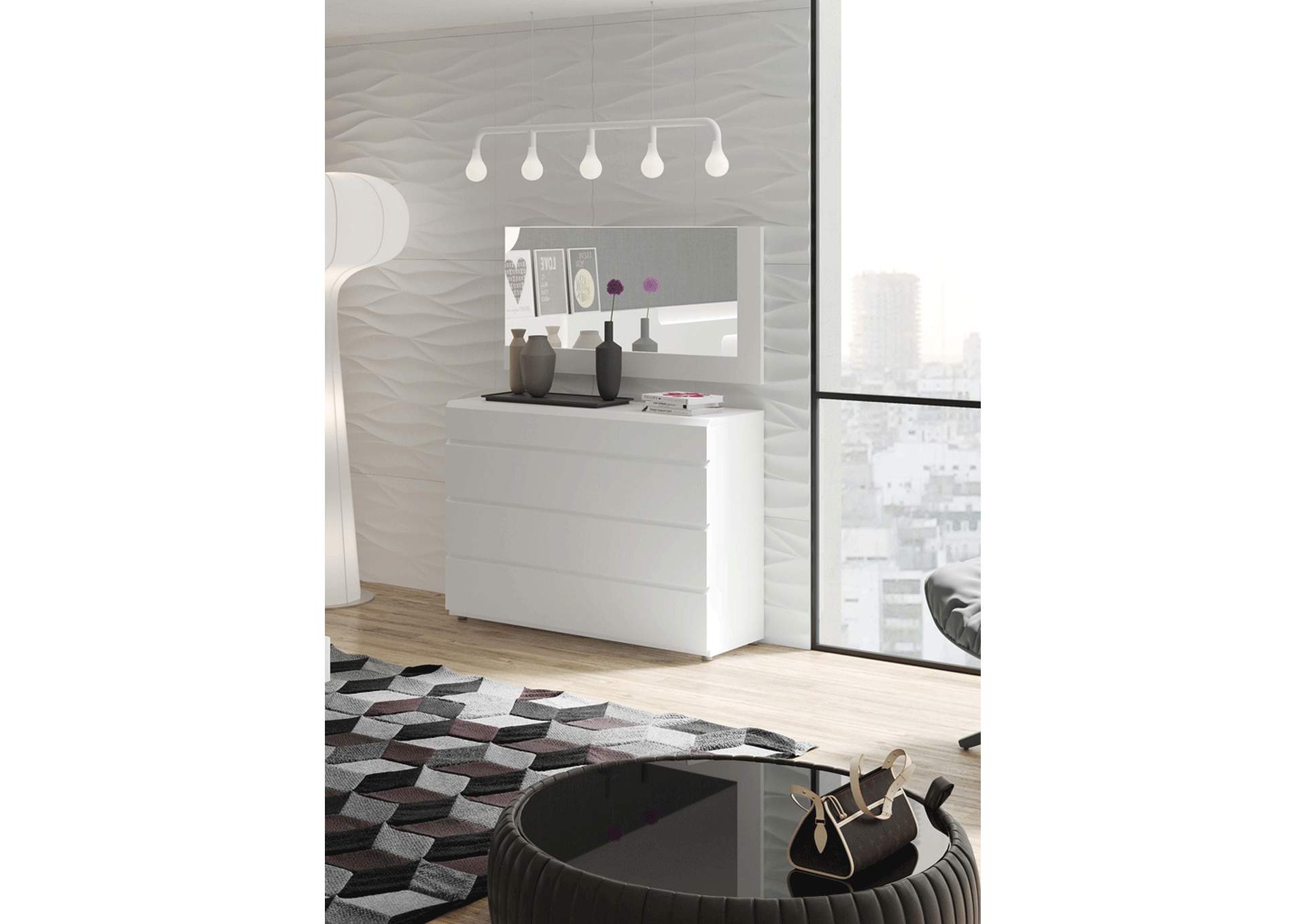 Sara Dresser / Mirror SET,ESF Wholesale Furniture