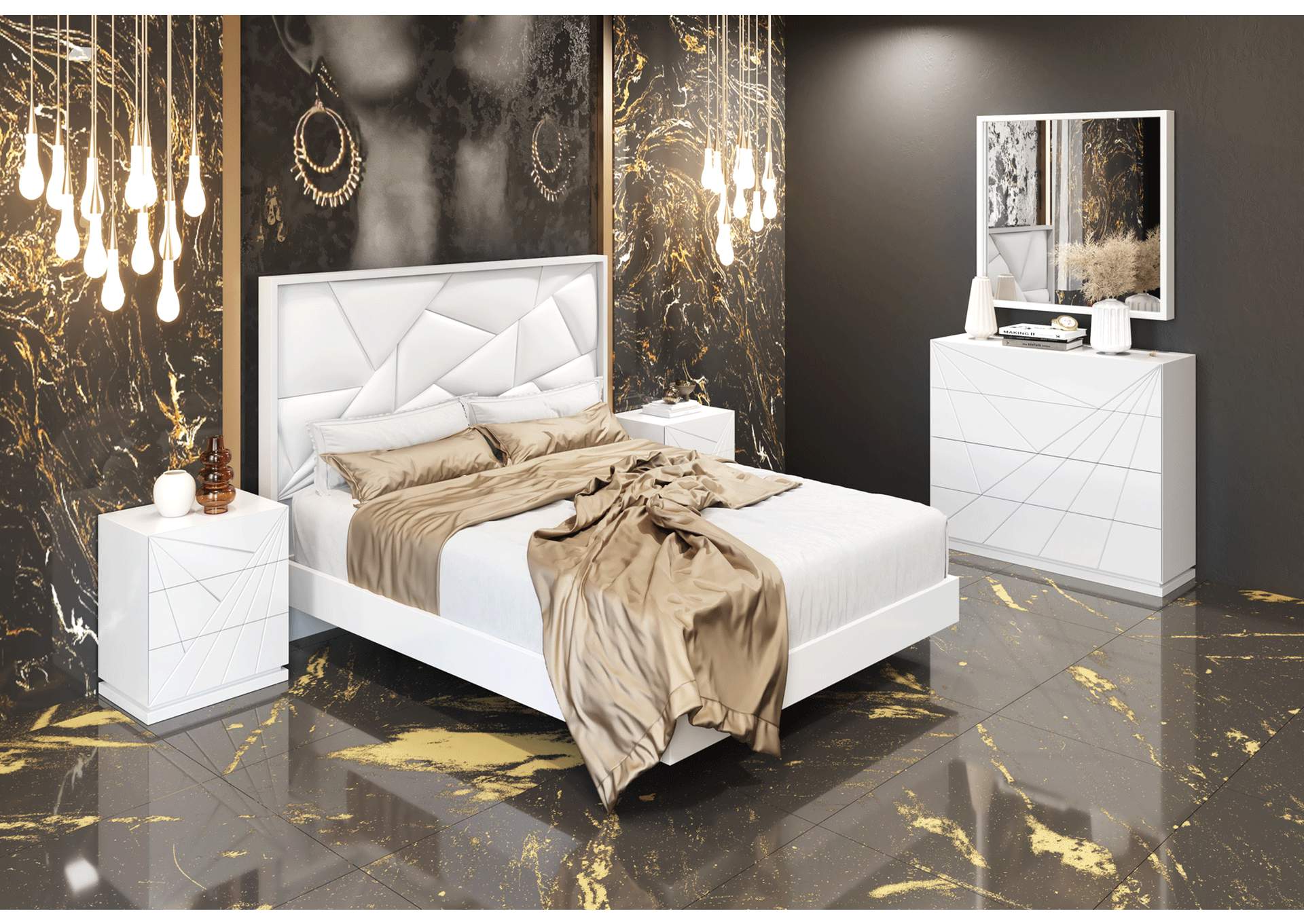 Avanty Bedroom Sold As Complete Bedgroup Only SET,ESF Wholesale Furniture