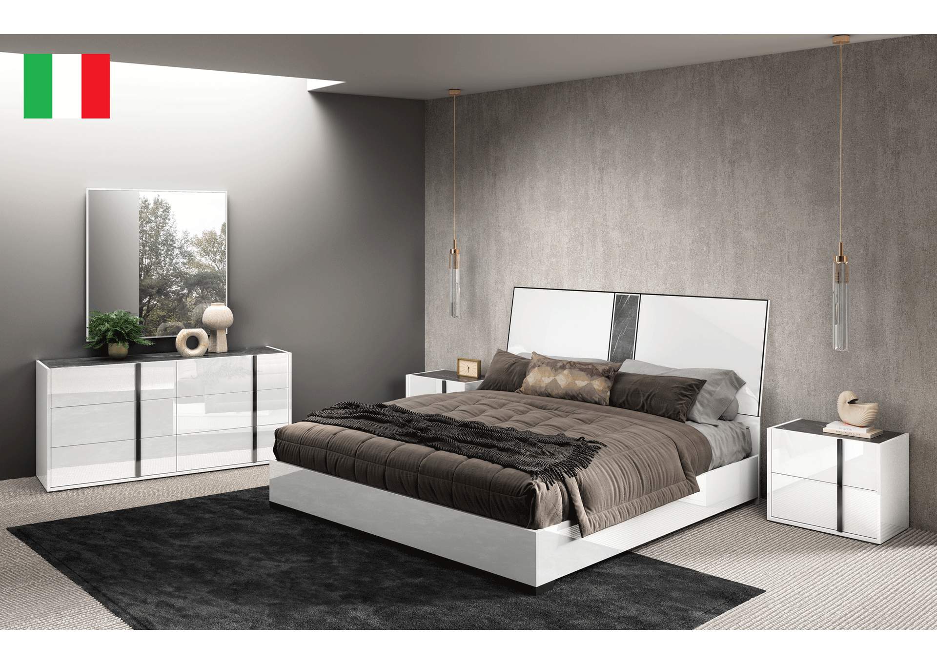 Bianca Marble Bedroom SET,ESF Wholesale Furniture