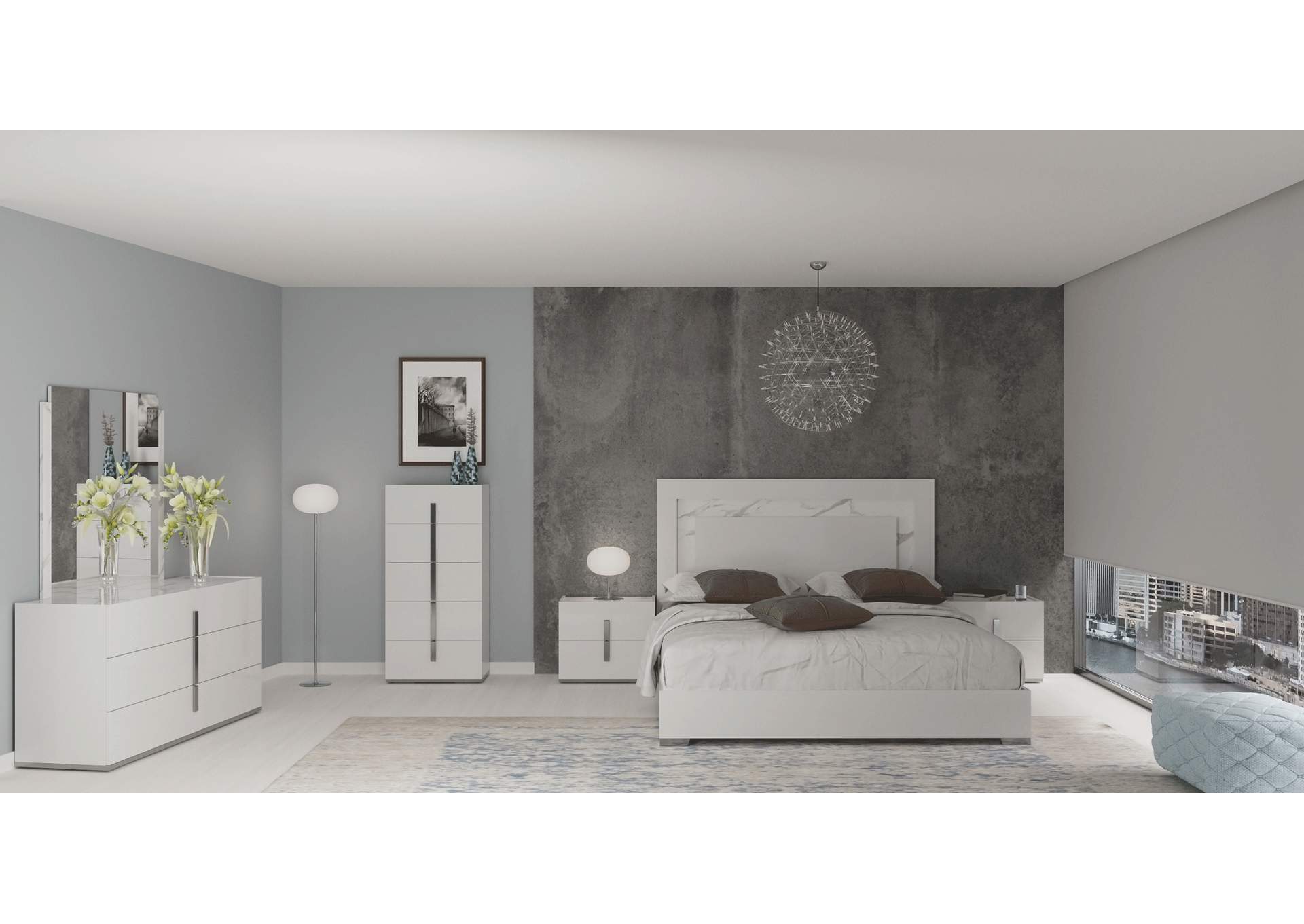 Carrara Night Stand,ESF Wholesale Furniture