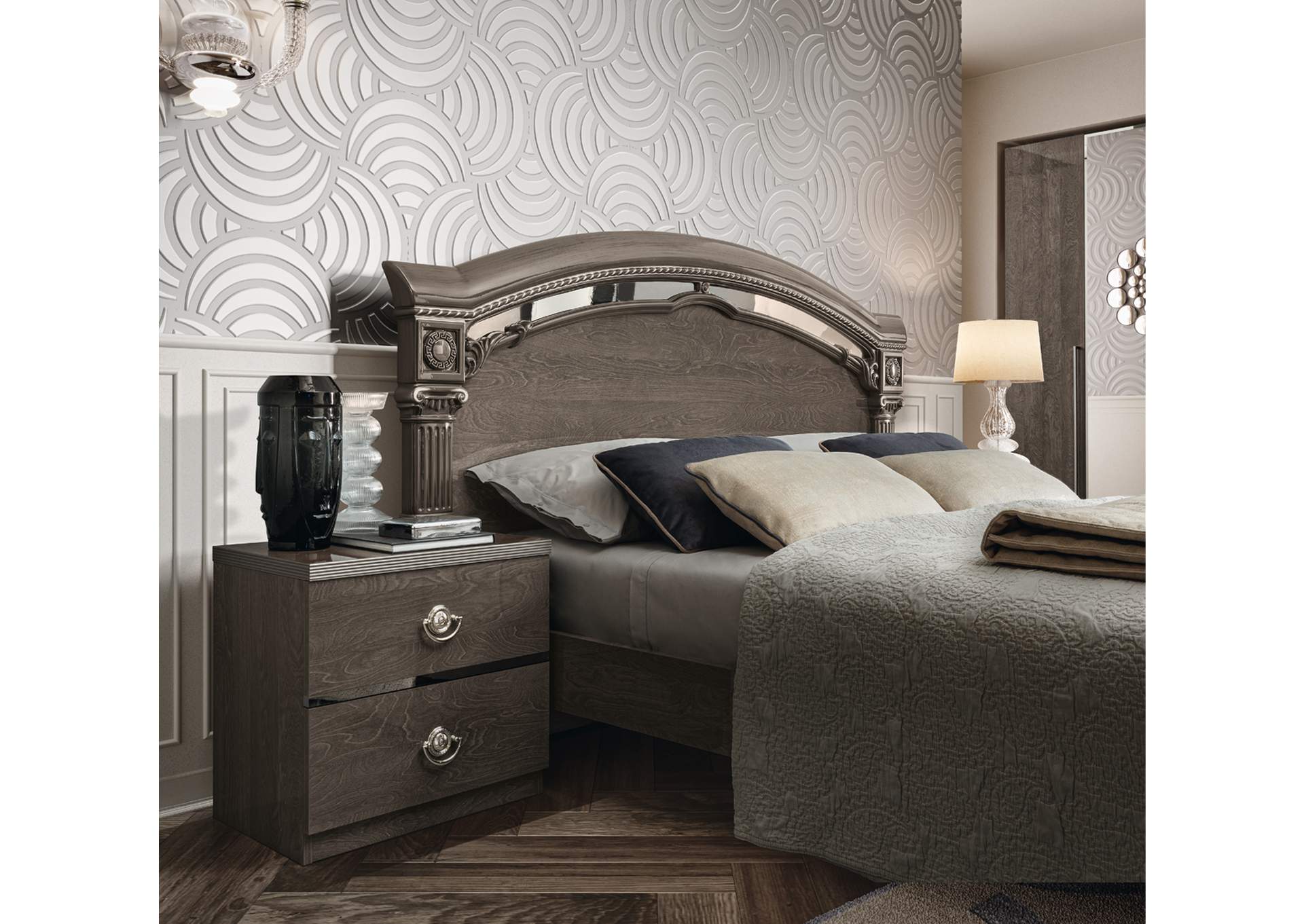 Nabucco Night Bedroom Silver Birch By Camel Group Italy SET,ESF Wholesale Furniture