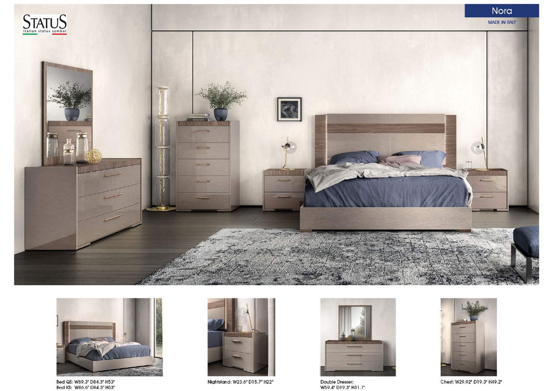 Nora Bedroom SET,ESF Wholesale Furniture