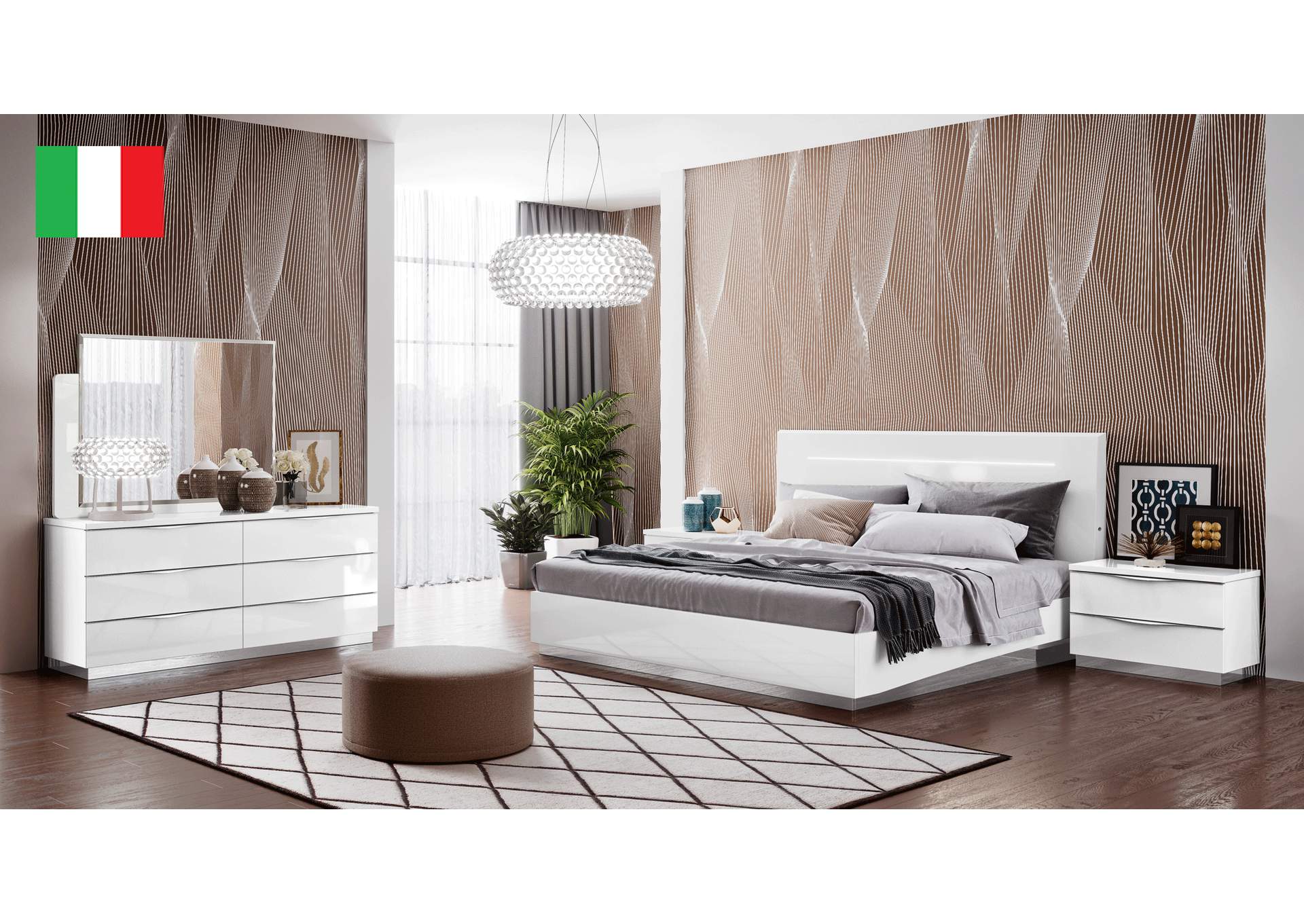 Onda Legno White Bedroom SET,ESF Wholesale Furniture