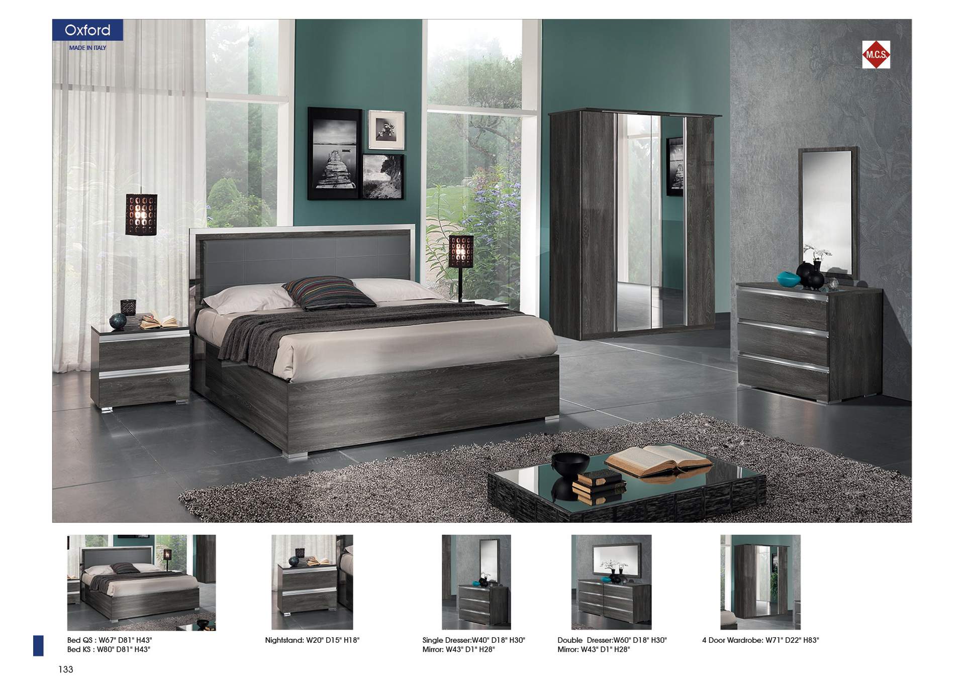 Oxford Bed King,ESF Wholesale Furniture