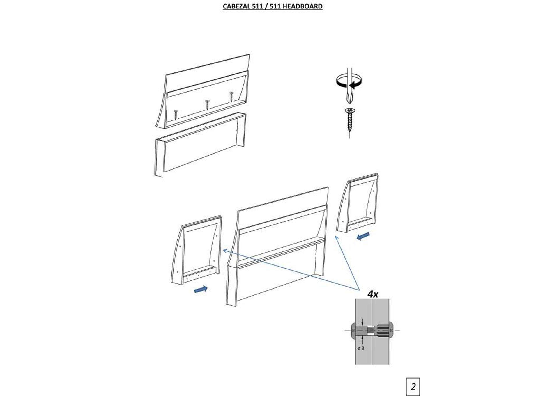 Barcelona Bed SET,ESF Wholesale Furniture