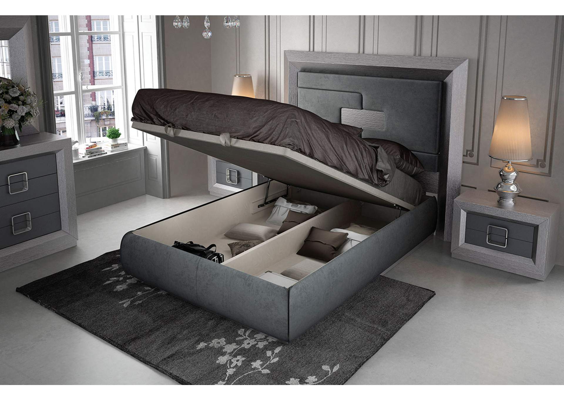 Enzo Queen Bed,ESF Wholesale Furniture
