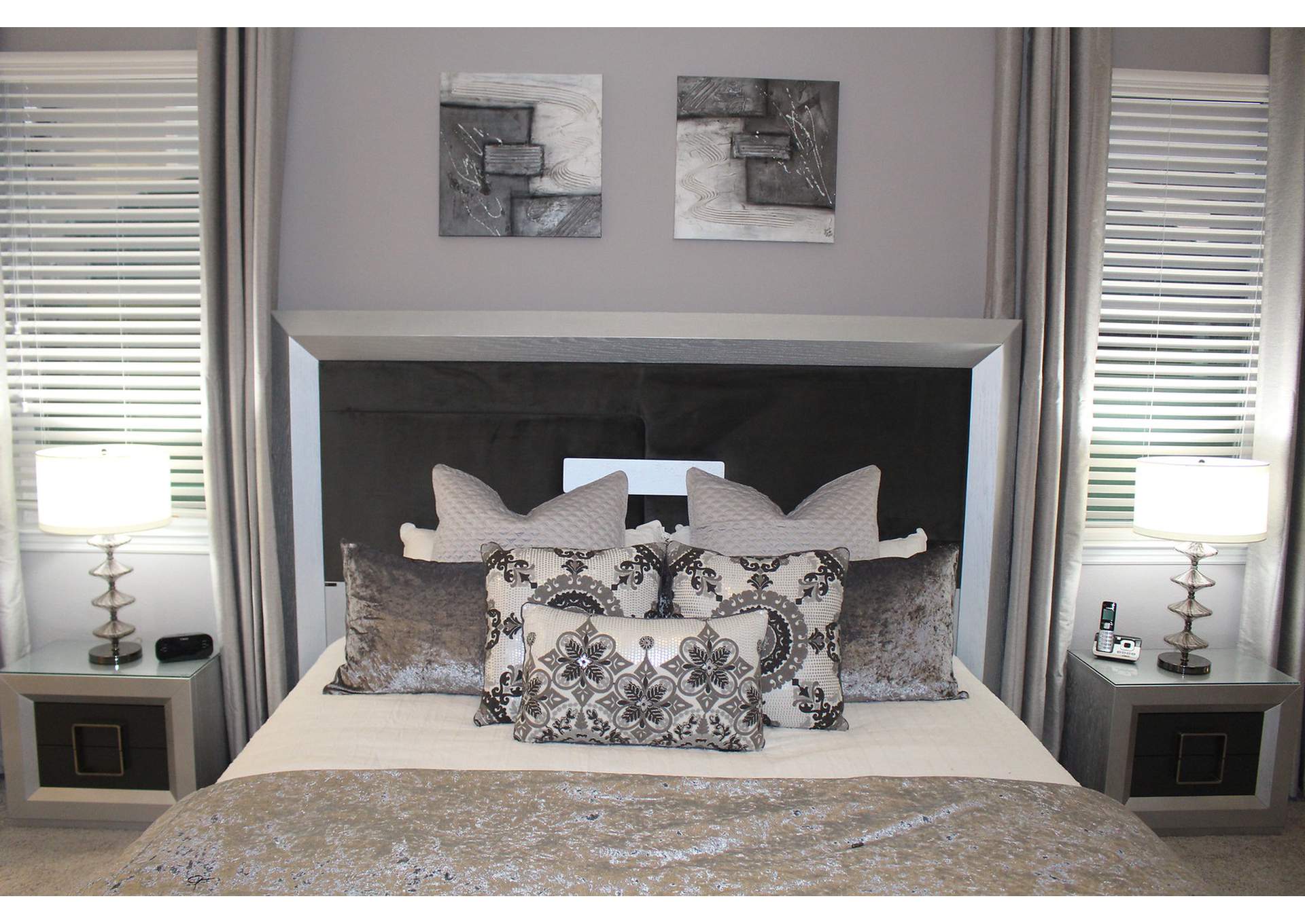 Enzo Queen Bed,ESF Wholesale Furniture