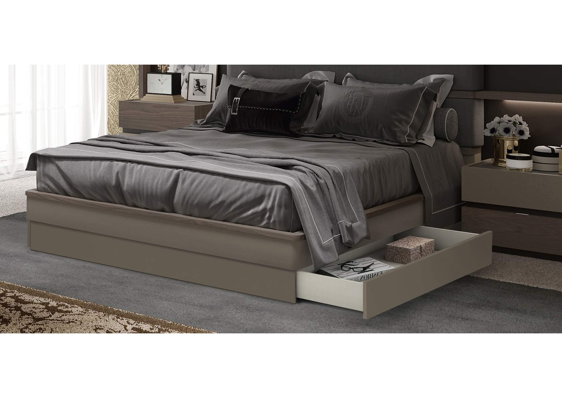 Leo Bed Queen,ESF Wholesale Furniture
