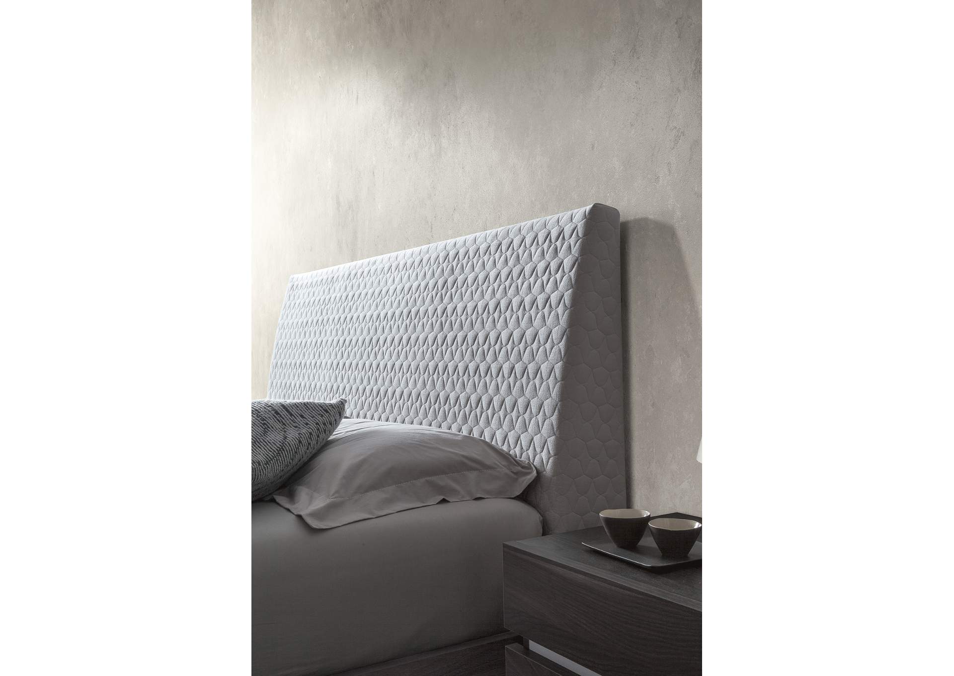 Grey/Silver New Star Bed Queen Frame Not Included,ESF Wholesale Furniture