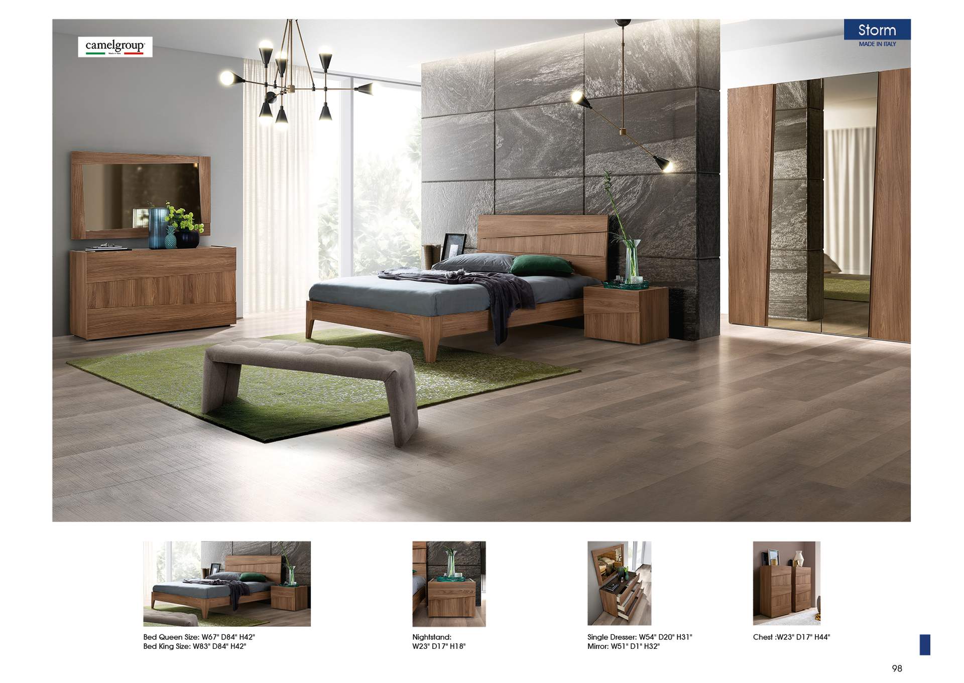 Storm Nightstand,ESF Wholesale Furniture