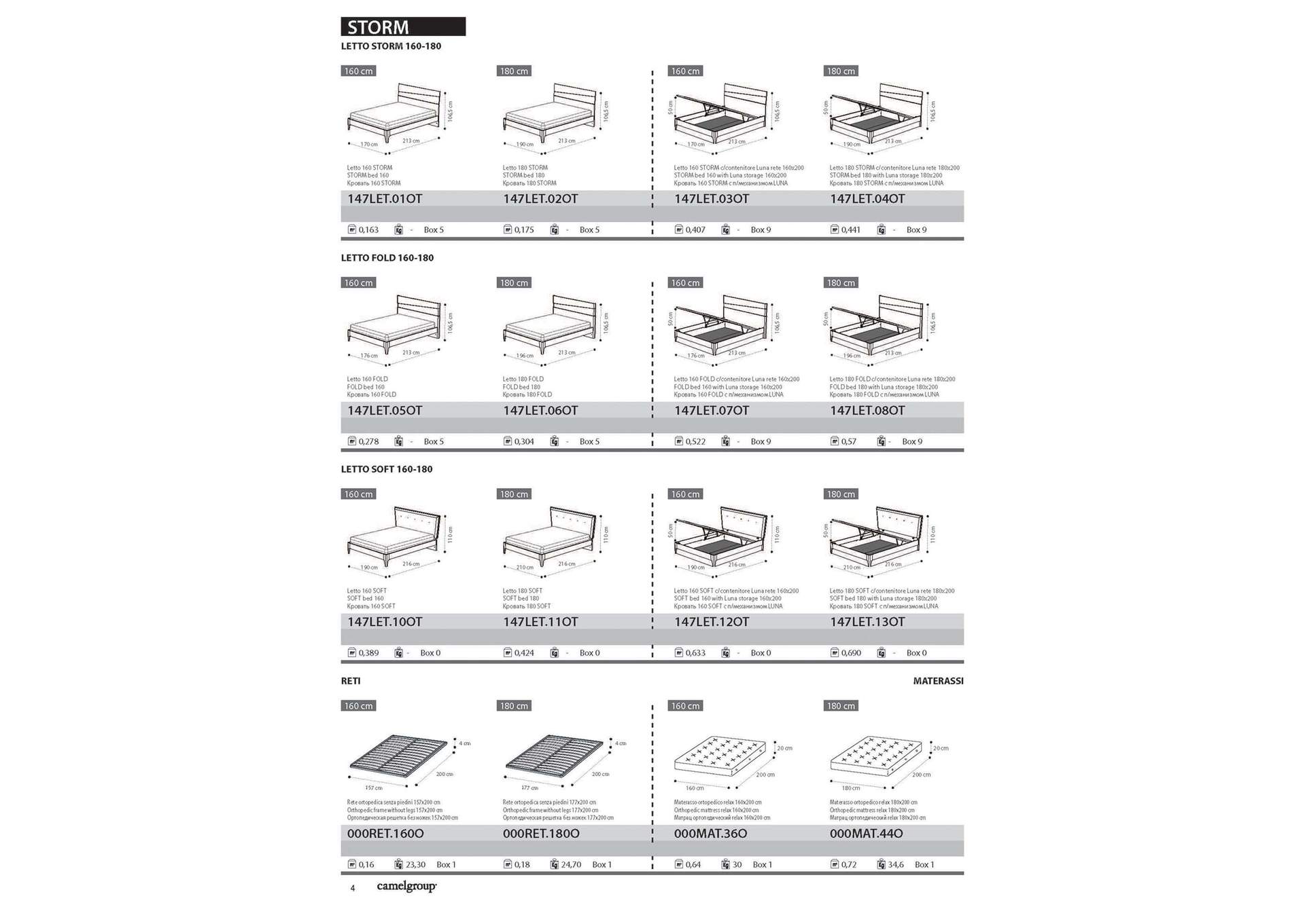 Storm Nightstand,ESF Wholesale Furniture