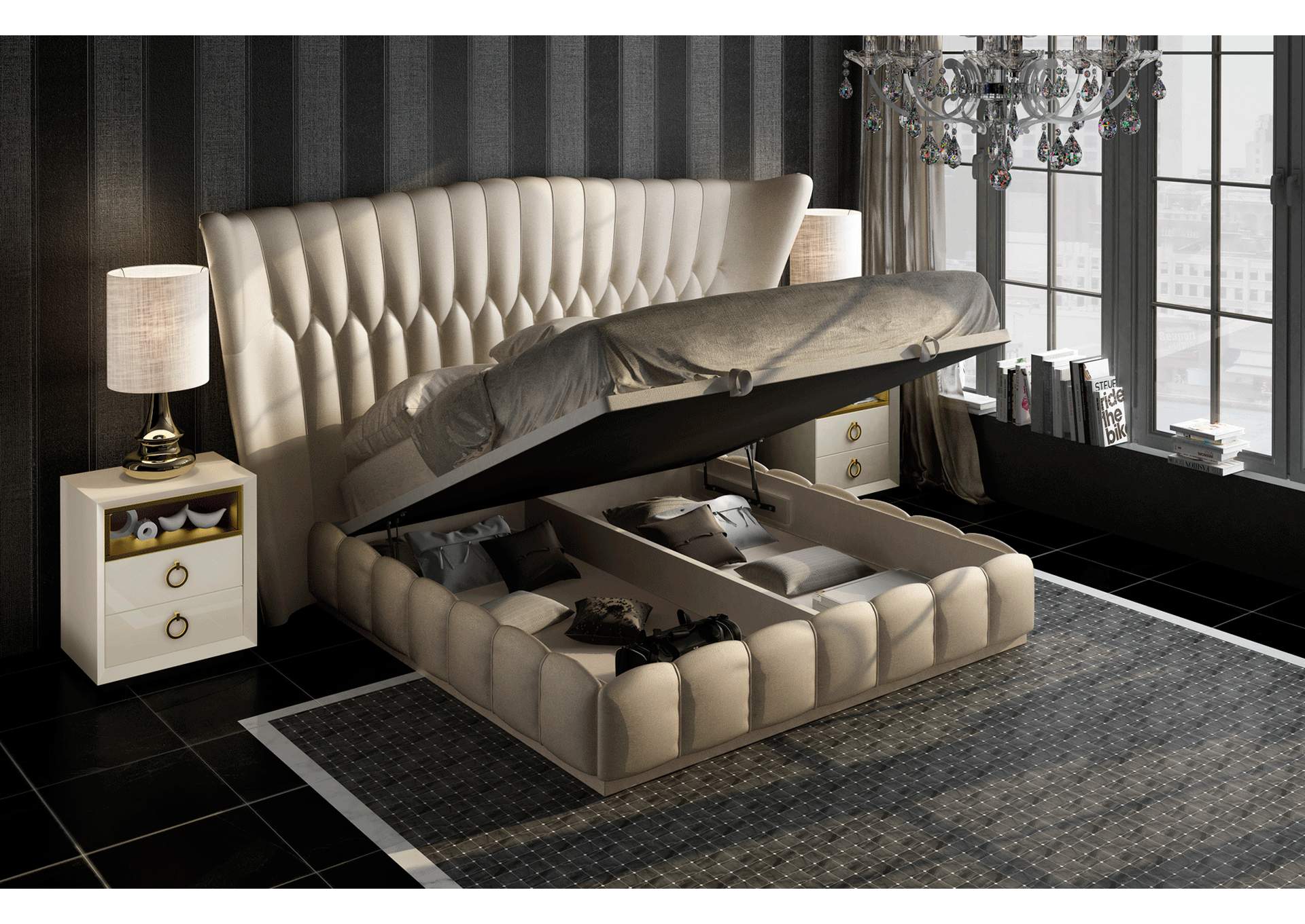 Velvet Bed SET,ESF Wholesale Furniture