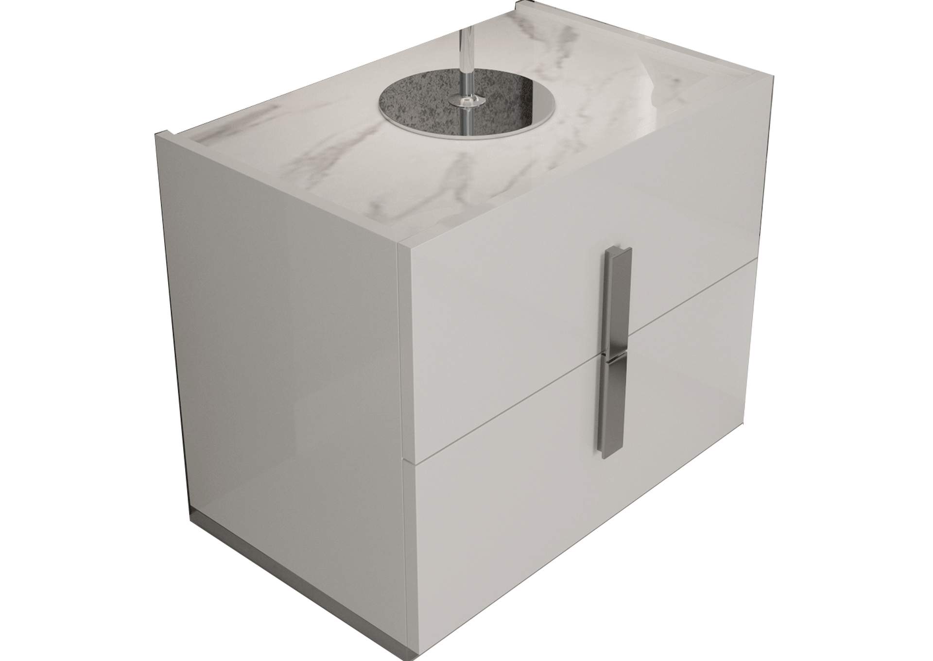 Carrara Nightstand White SET,ESF Wholesale Furniture