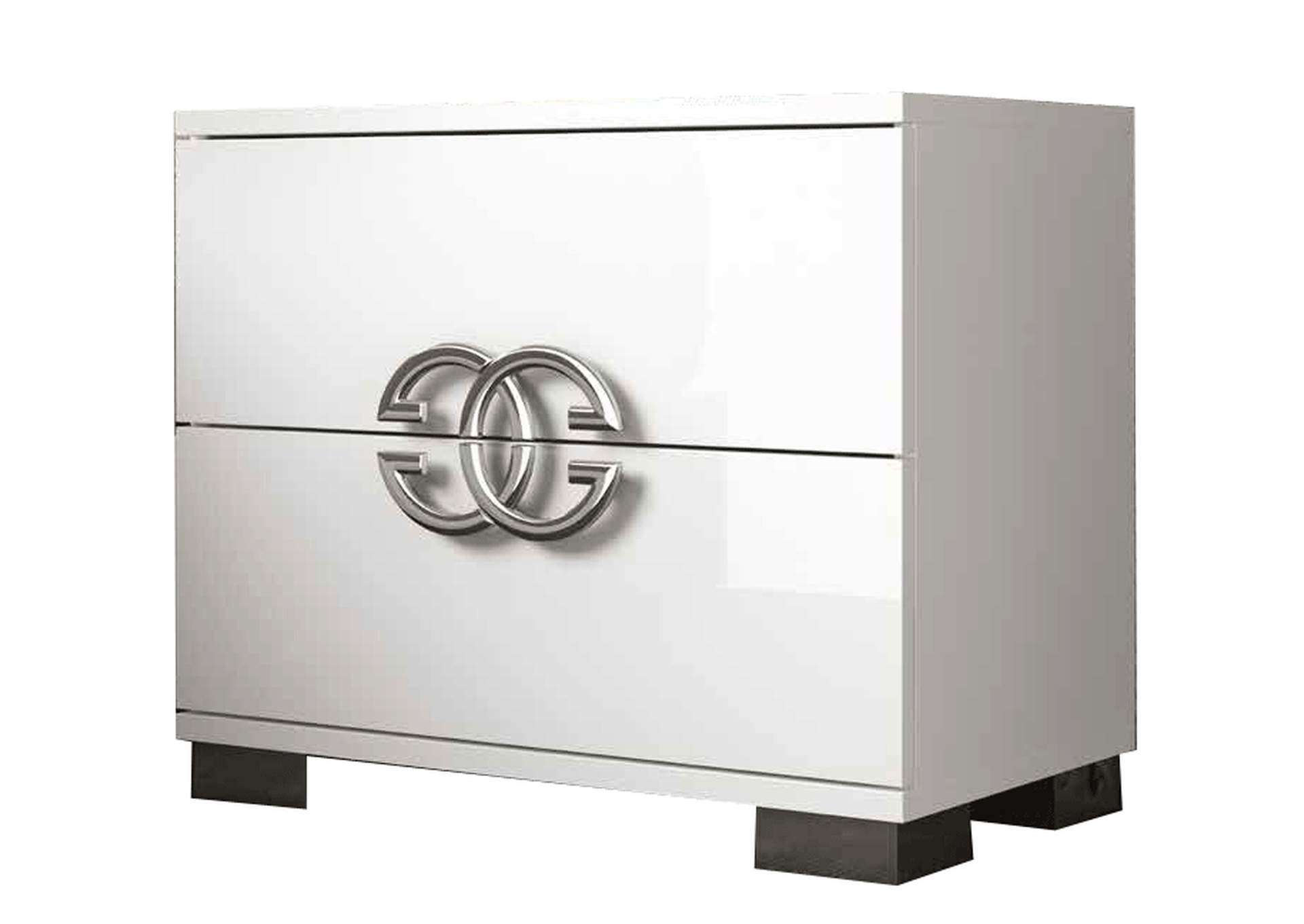 Dafne Nightstand White SET,ESF Wholesale Furniture