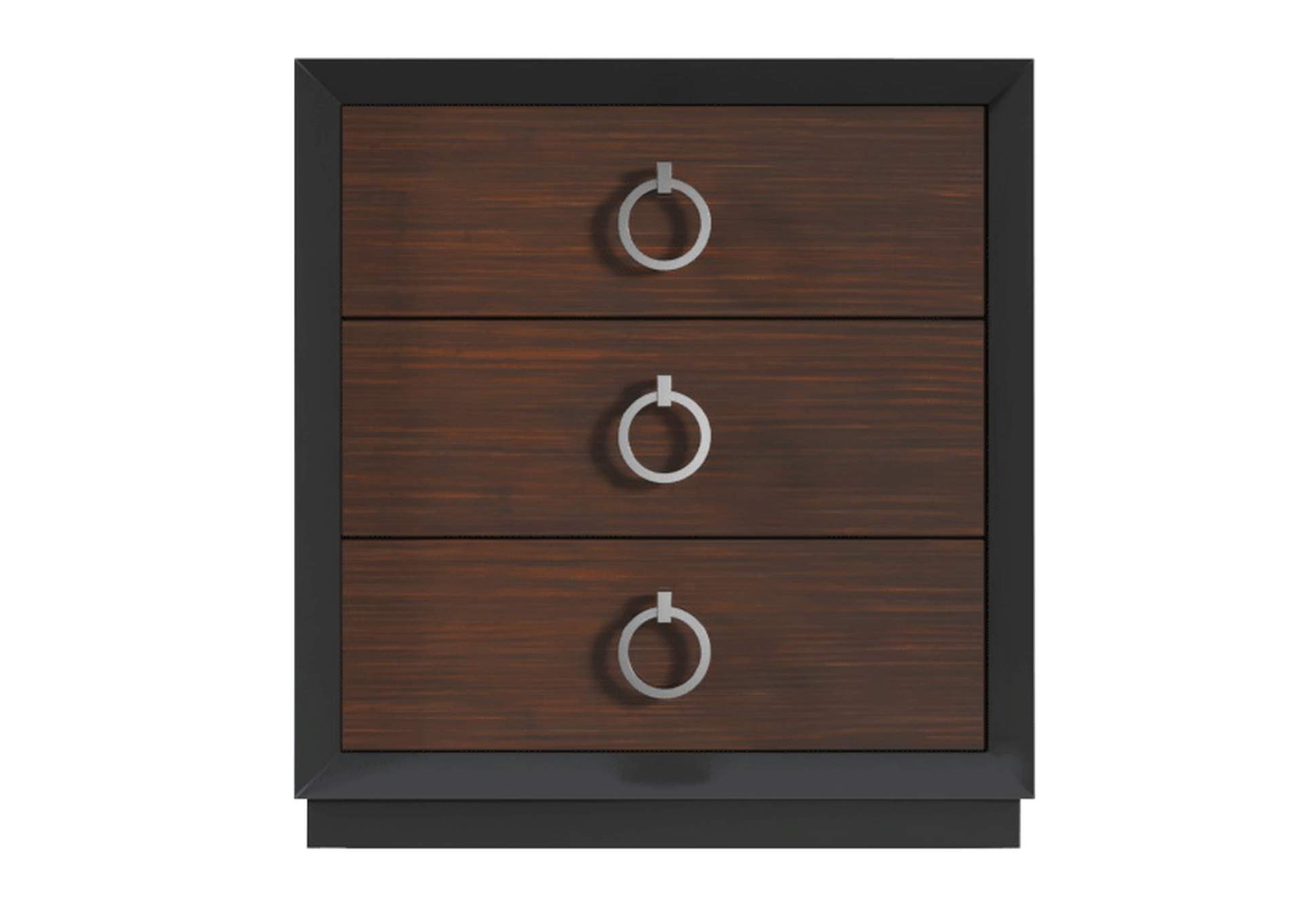 Emporio Black Nightstand SET,ESF Wholesale Furniture