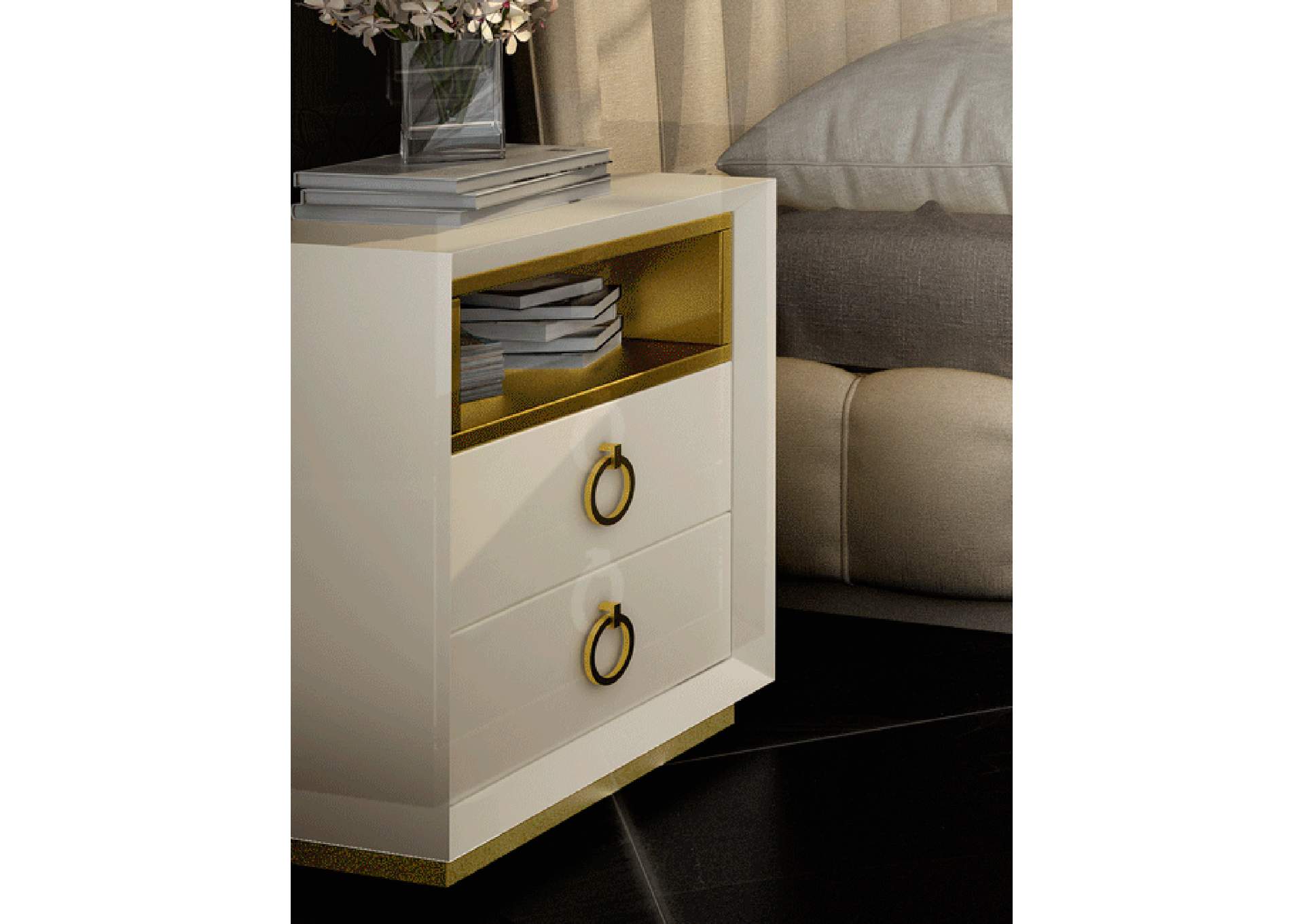 Velvet Nightstand SET,ESF Wholesale Furniture