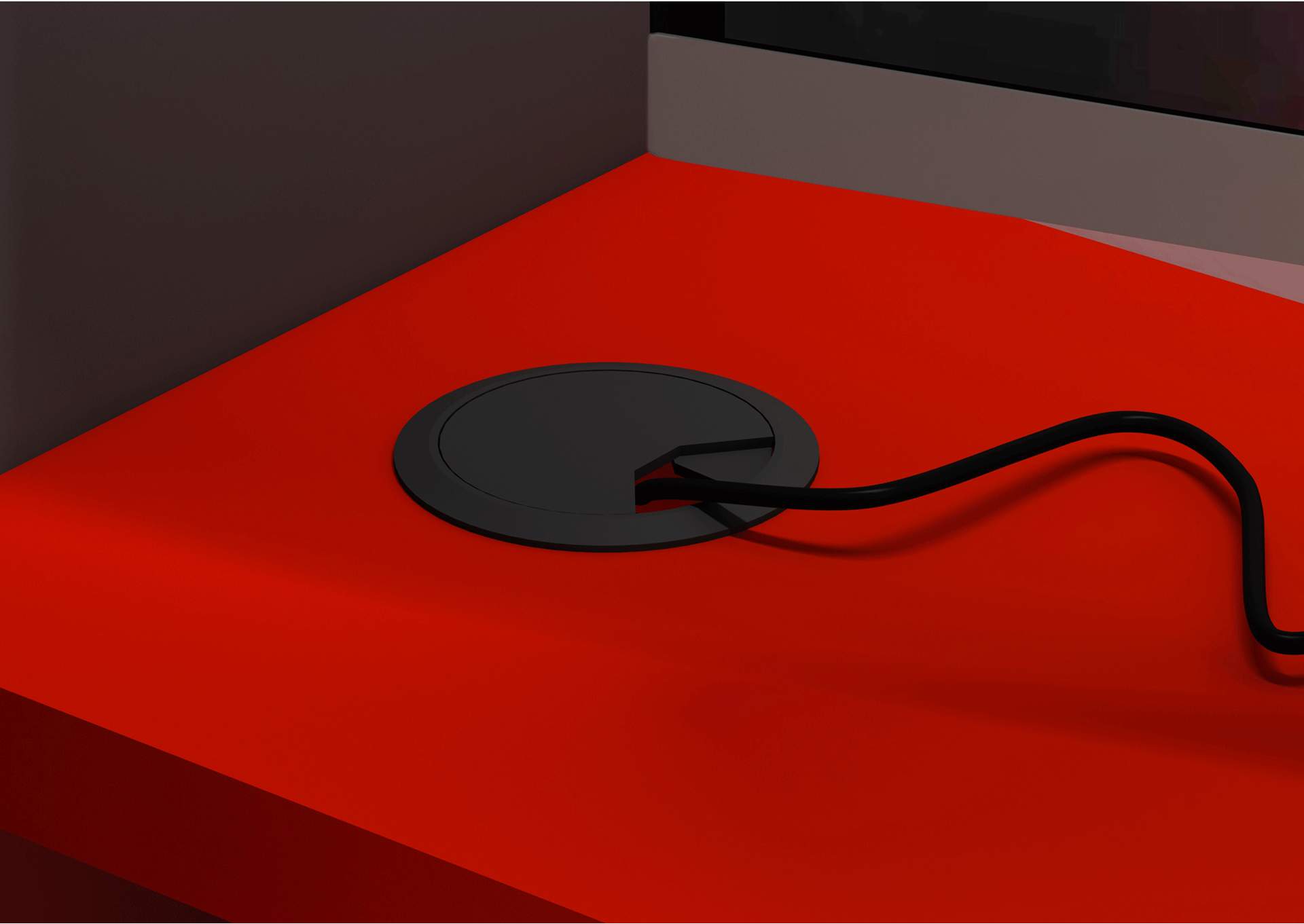 Gamer Bed Red & Black SET,ESF Wholesale Furniture