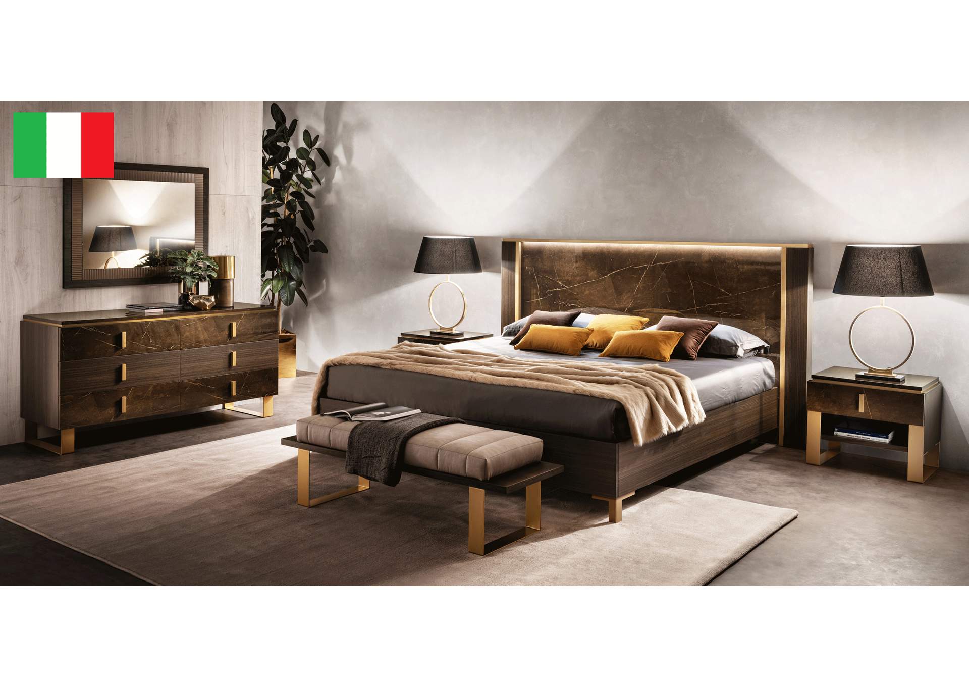 Essenza Bedroom By Arredo Classic, Italy SET,ESF Wholesale Furniture
