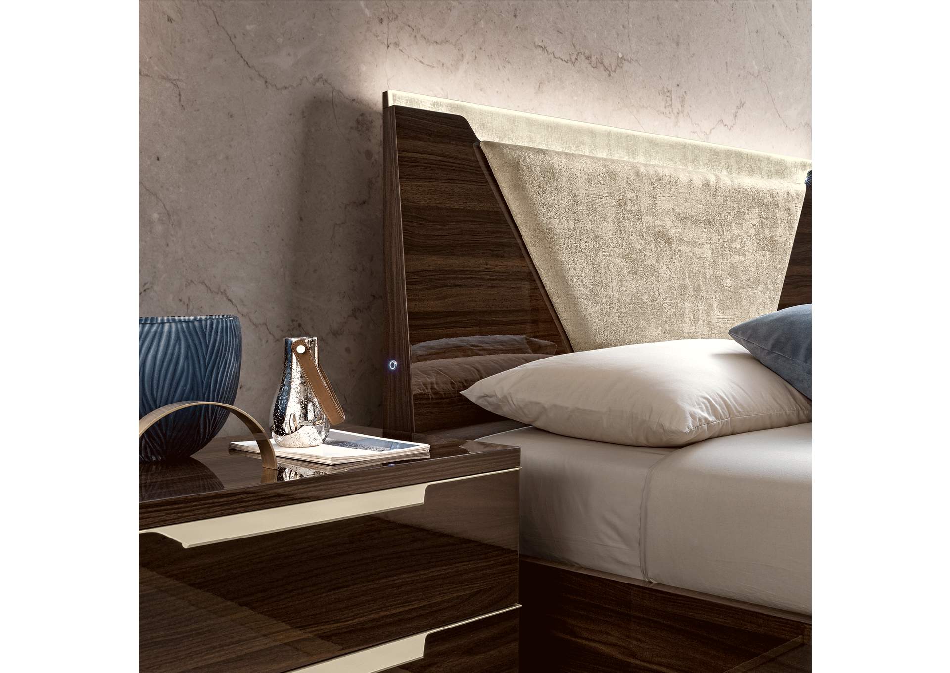 Smart Bedroom Walnut By Camel Group Italy SET,ESF Wholesale Furniture