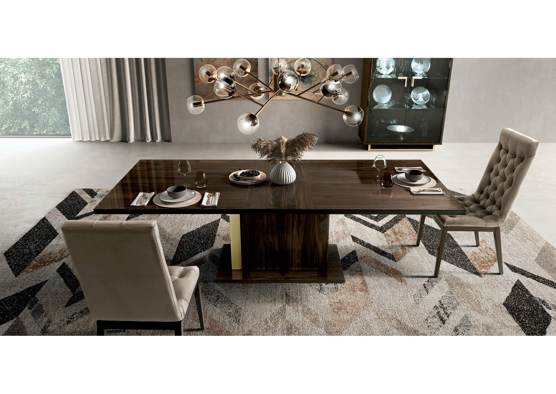 Volare Dining Table with Ext,ESF Wholesale Furniture