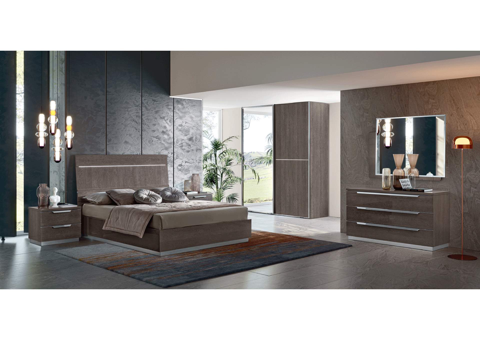 Kroma Bedroom Silver SET,ESF Wholesale Furniture