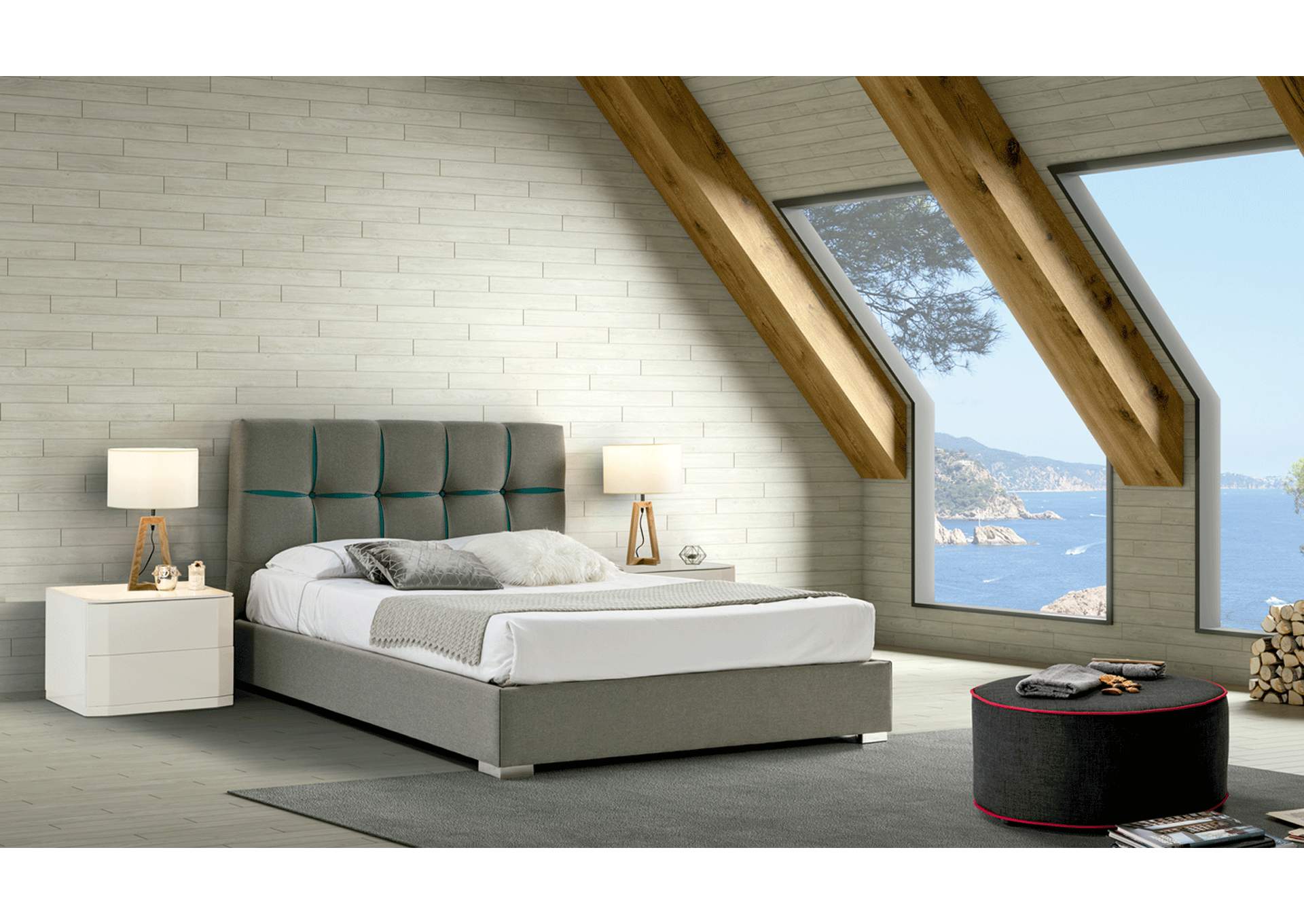 Veronica Bed with Storage SET,ESF Wholesale Furniture