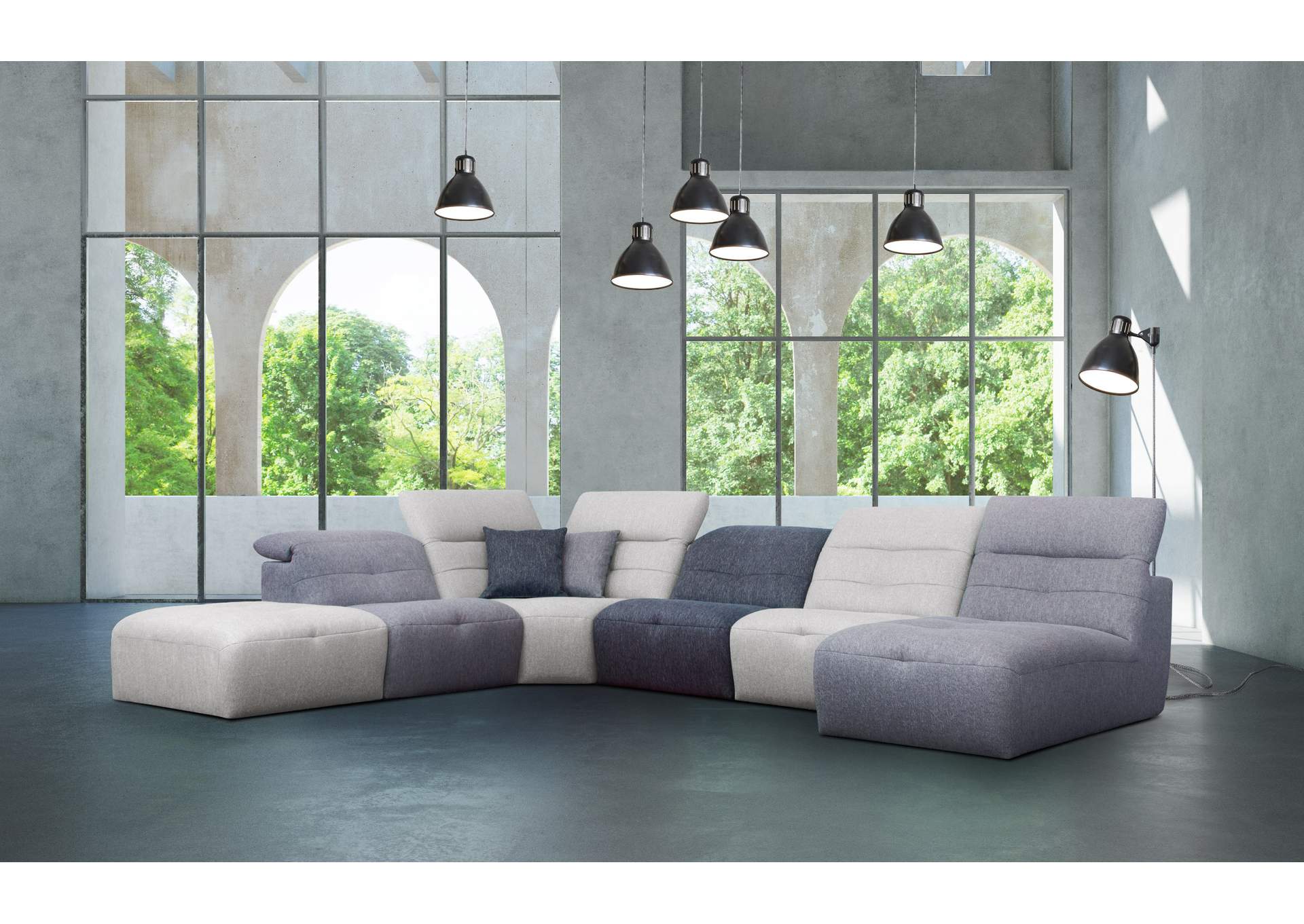 Moon Sectional SET,ESF Wholesale Furniture