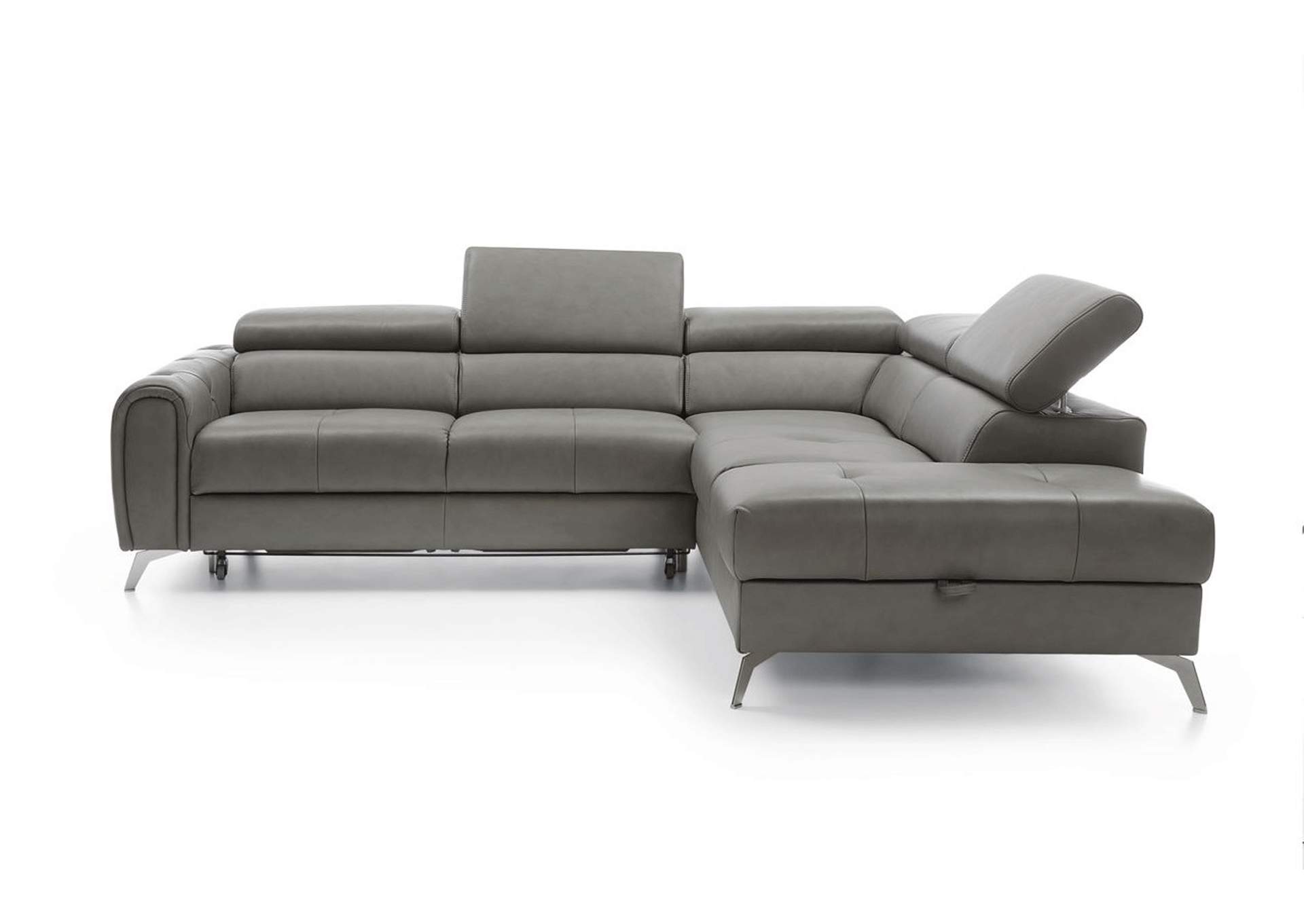 Grey/Silver Camelia Sectional Right,ESF Wholesale Furniture