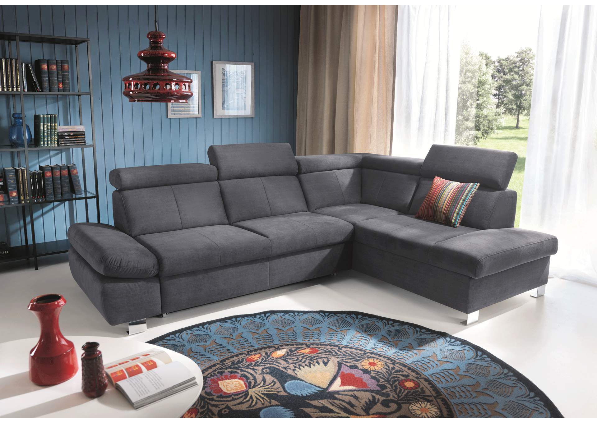 Happy Sectional with Bed & Storage SET,ESF Wholesale Furniture