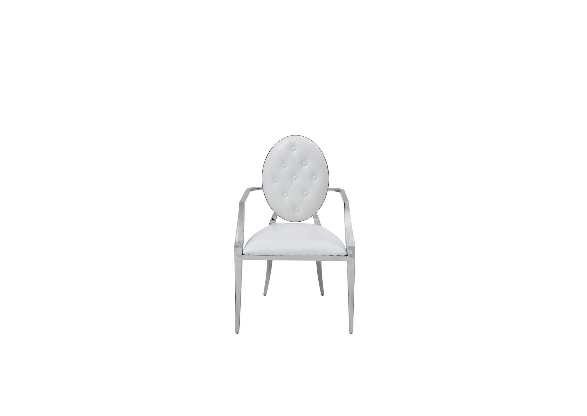 110 Dining Arm Chair White,ESF Wholesale Furniture