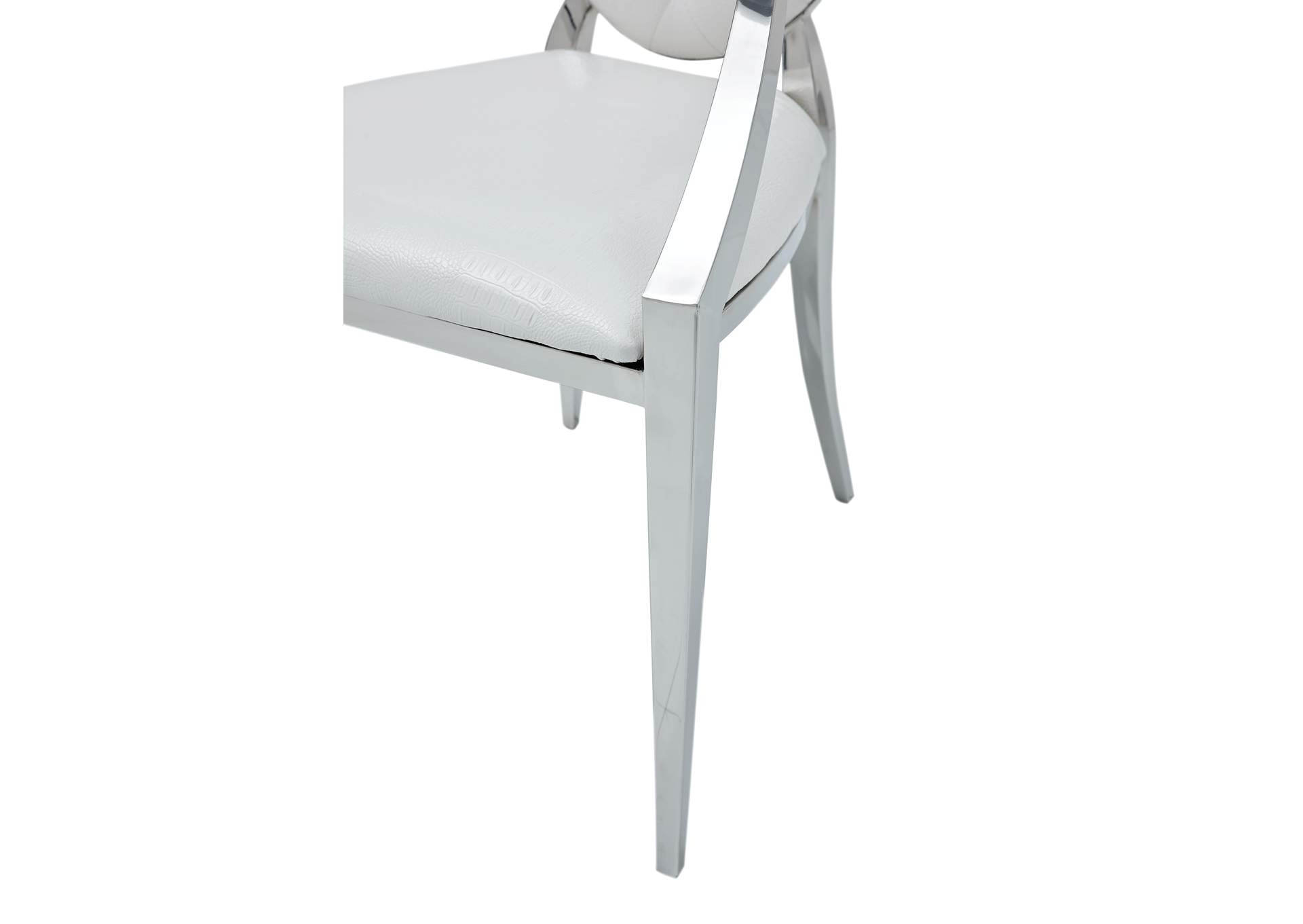 110 Dining Arm Chair White,ESF Wholesale Furniture